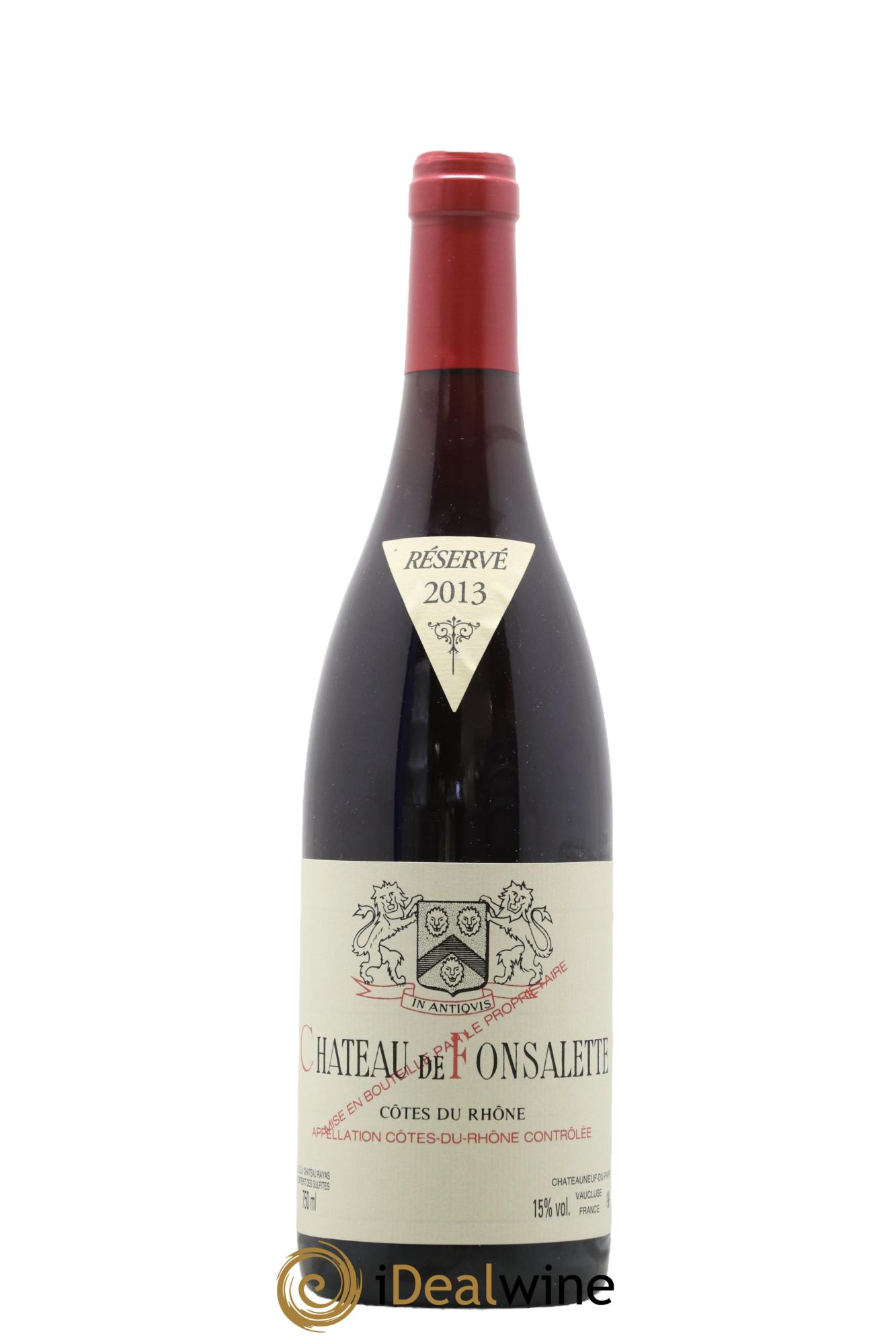 Côtes du Rhône Château de Fonsalette Emmanuel Reynaud  2013 - Posten von 1 Flasche - 0