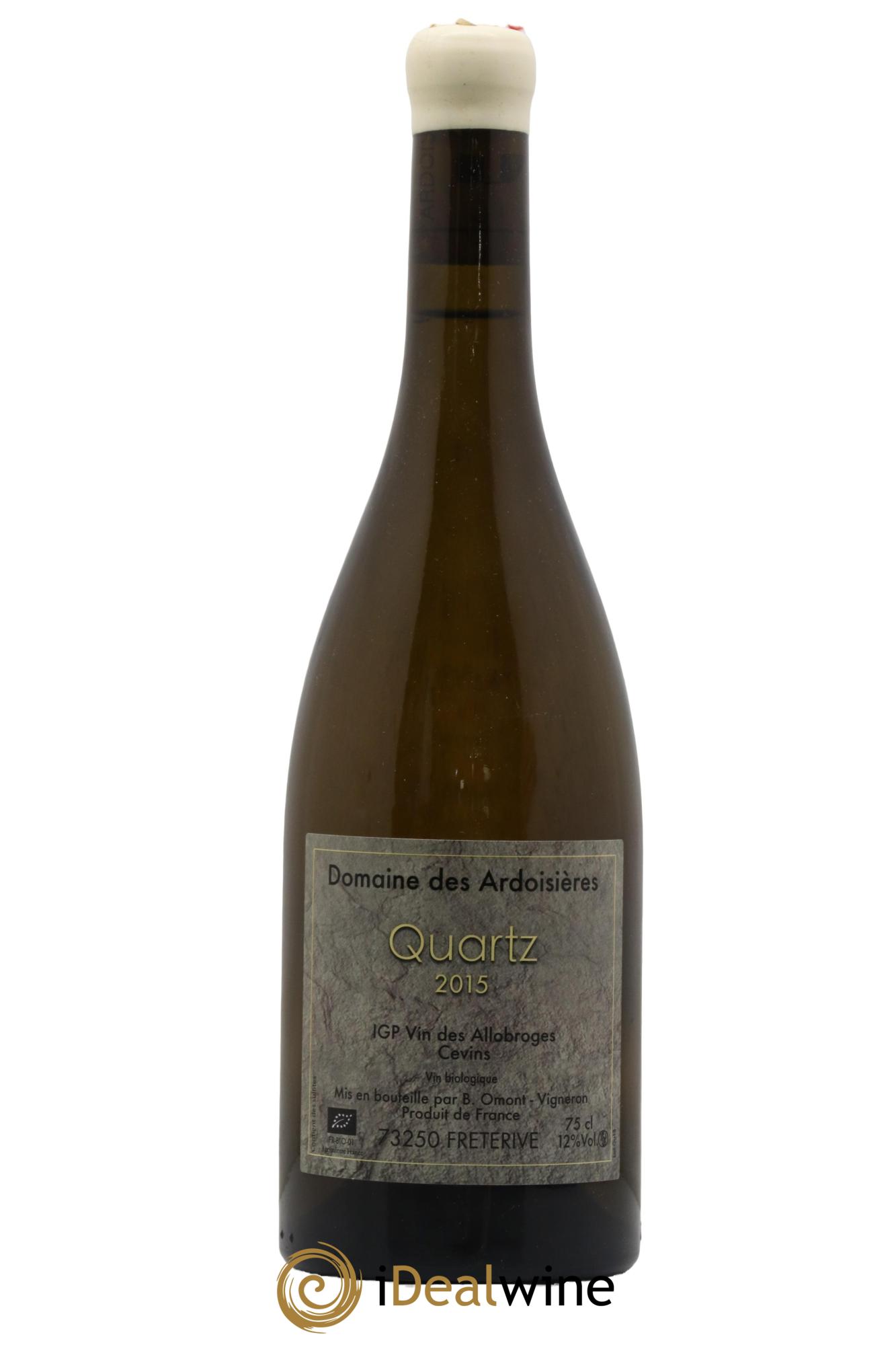 IGP Vin des Allobroges - Cévins Quartz Ardoisières (Domaine des) 2015 - Posten von 1 Flasche - 0