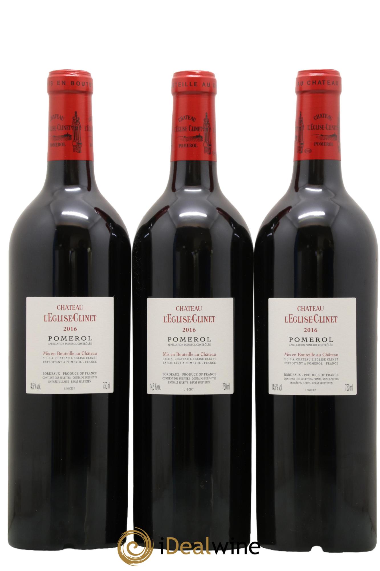 Château l' Église Clinet 2016 - Lot of 6 bottles - 4