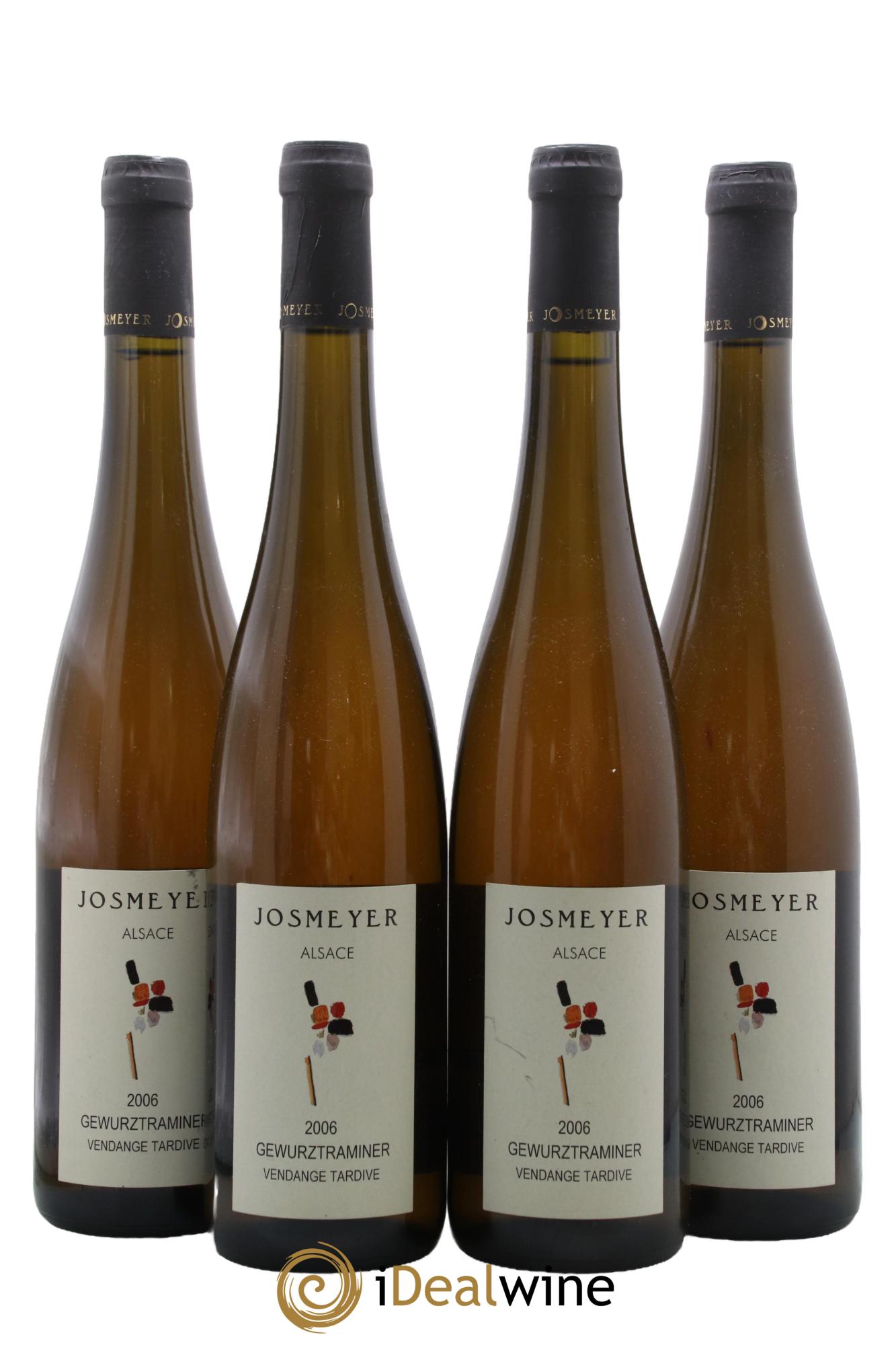 Gewurztraminer Vendanges Tardives Josmeyer (Domaine) 2006 - Lotto di 4 bottiglie - 0