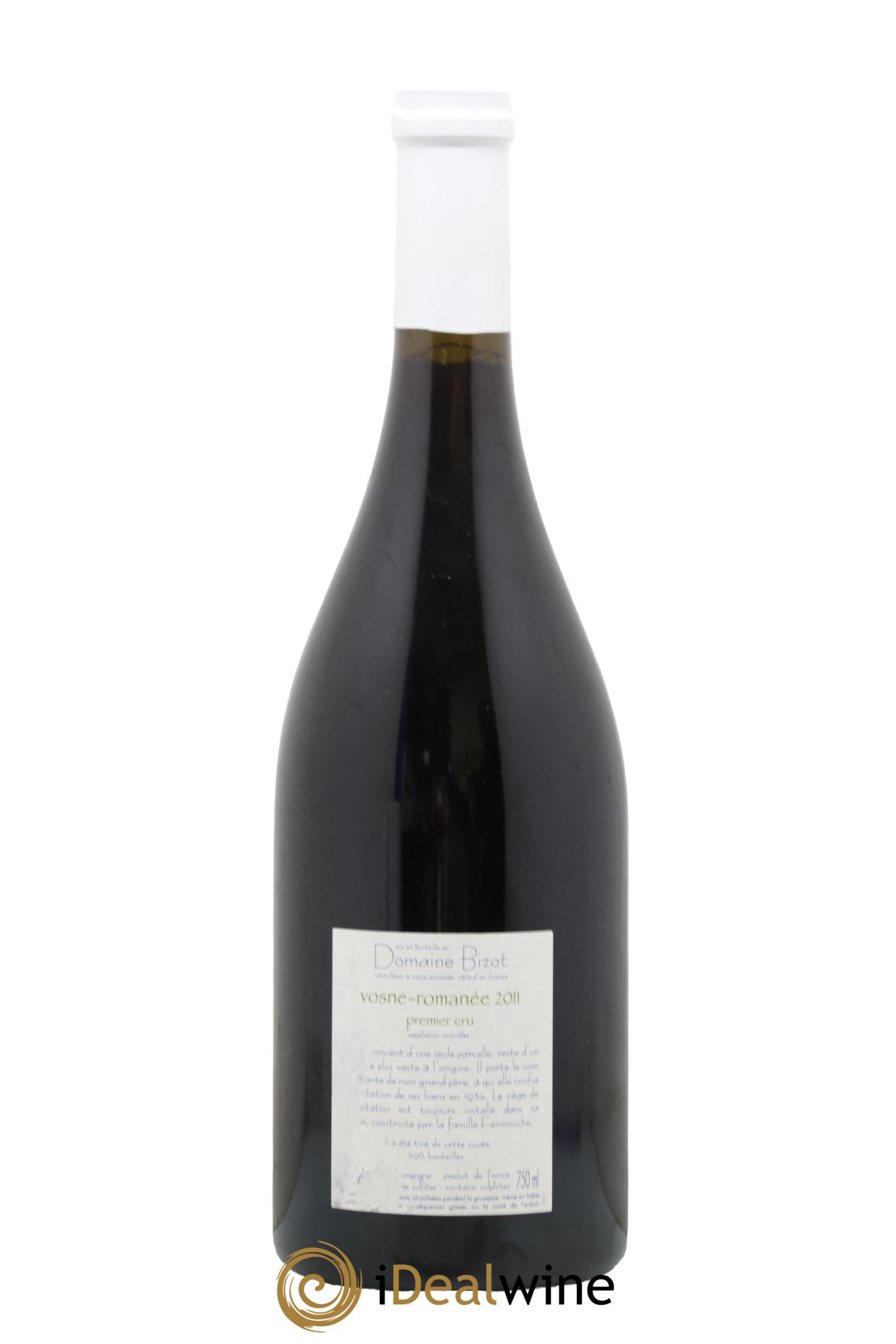 Vosne-Romanée 1er Cru Elise Fermouche Bizot (Domaine) 2011 - Lot de 1 bouteille - 1