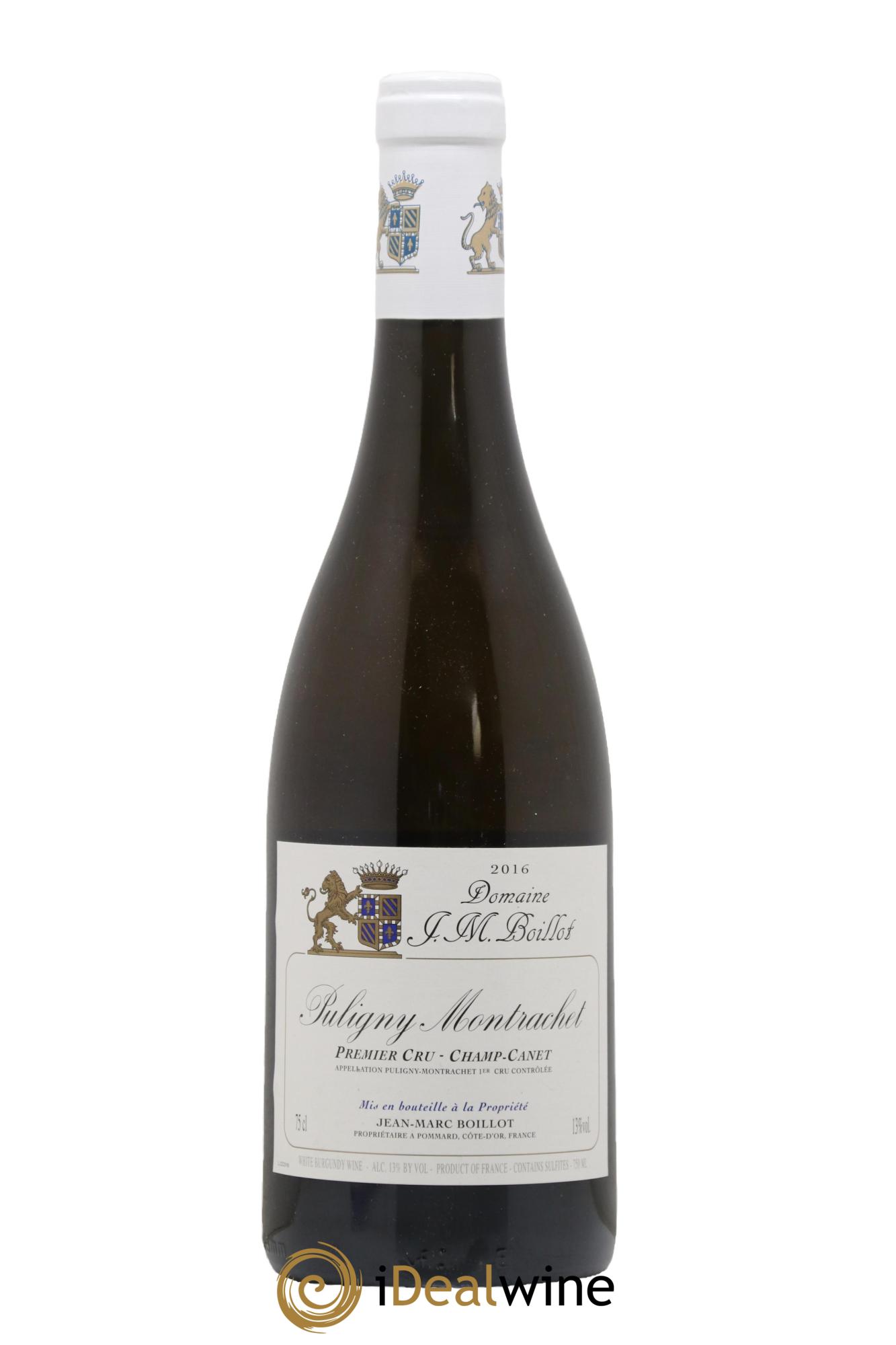 Puligny-Montrachet 1er Cru Champ-Canet Jean-Marc Boillot 2016 - Lot of 1 bottle - 0