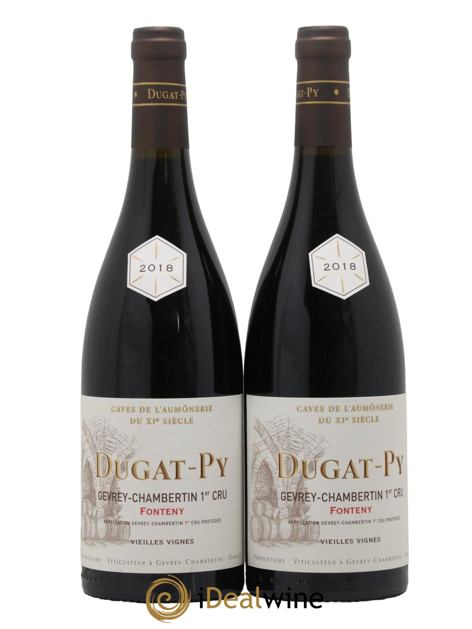 Gevrey-Chambertin 1er Cru Fonteny Vieilles Vignes Dugat Py 2018 - Posten von 2 Flaschen - 0