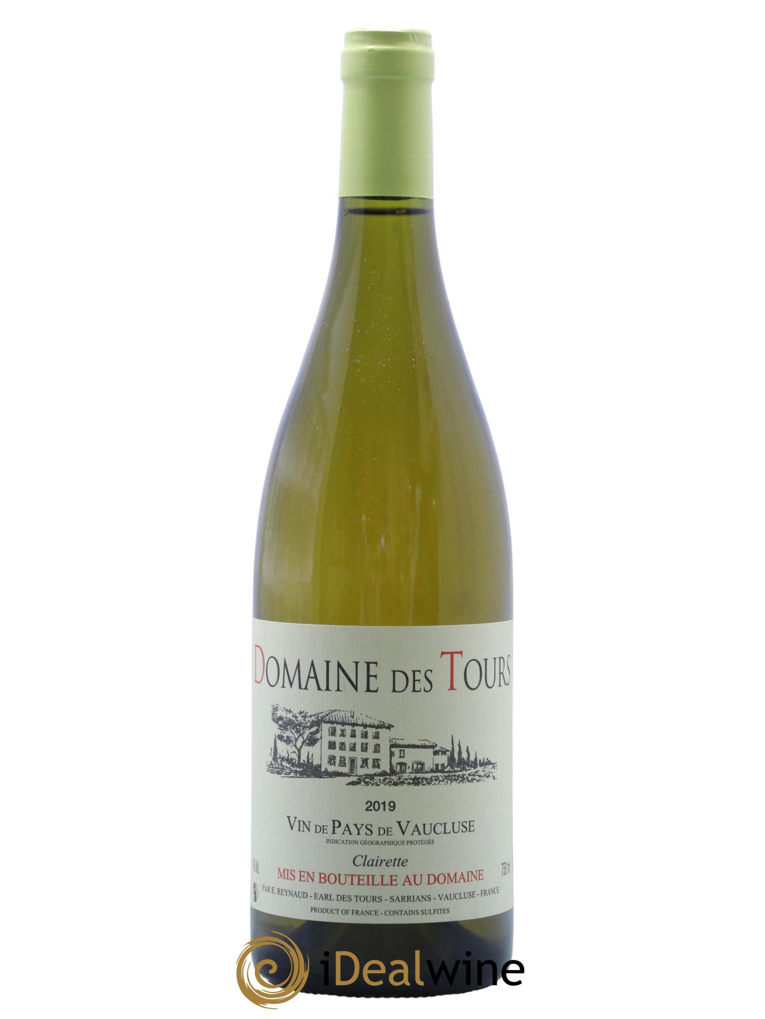 IGP Vaucluse (Vin de Pays de Vaucluse)  - Domaine des Tours Emmanuel Reynaud