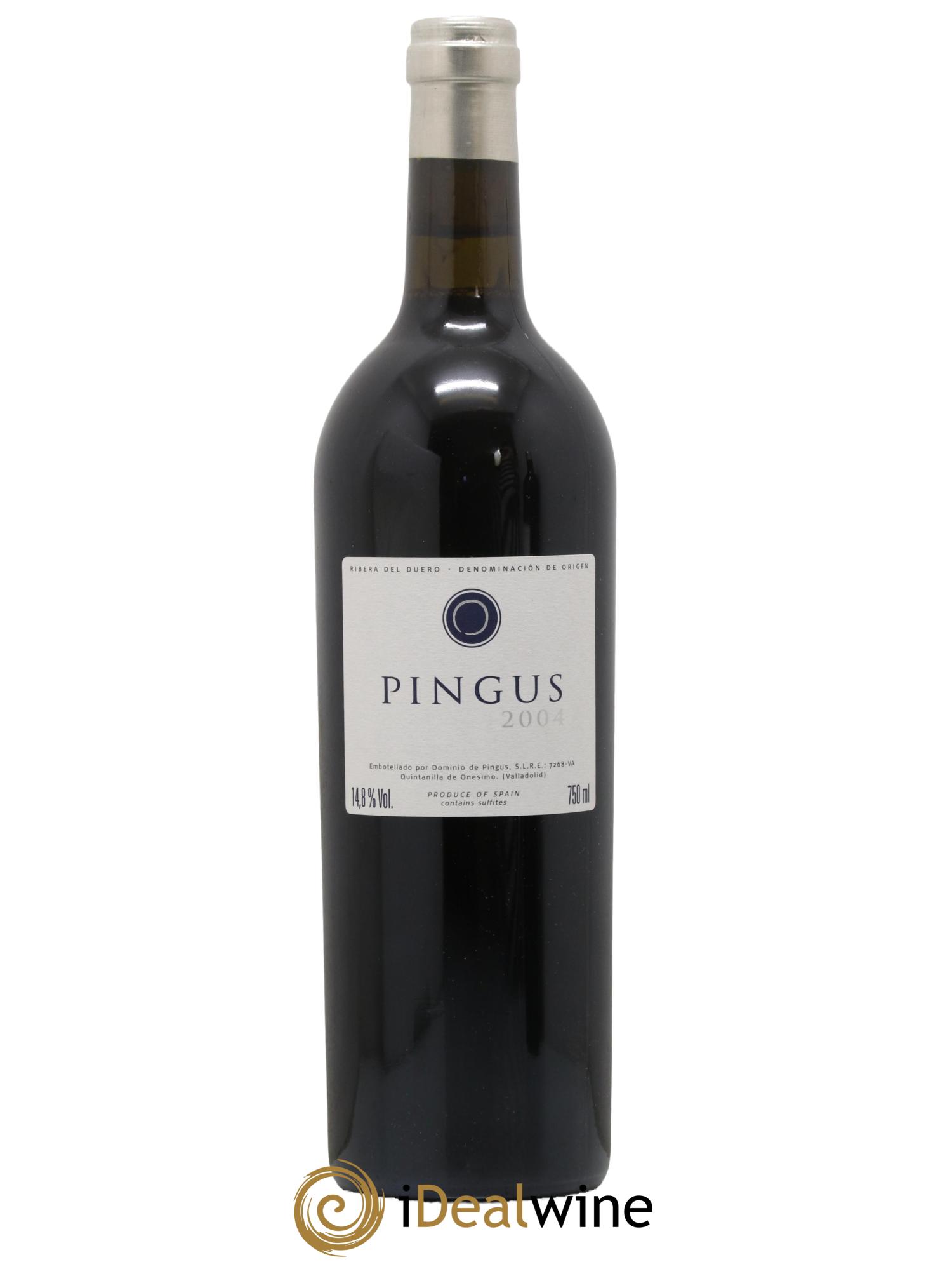 Ribera Del Duero Pingus Dominio de Pingus - Peter Sisseck 2004 - Posten von 1 Flasche - 0