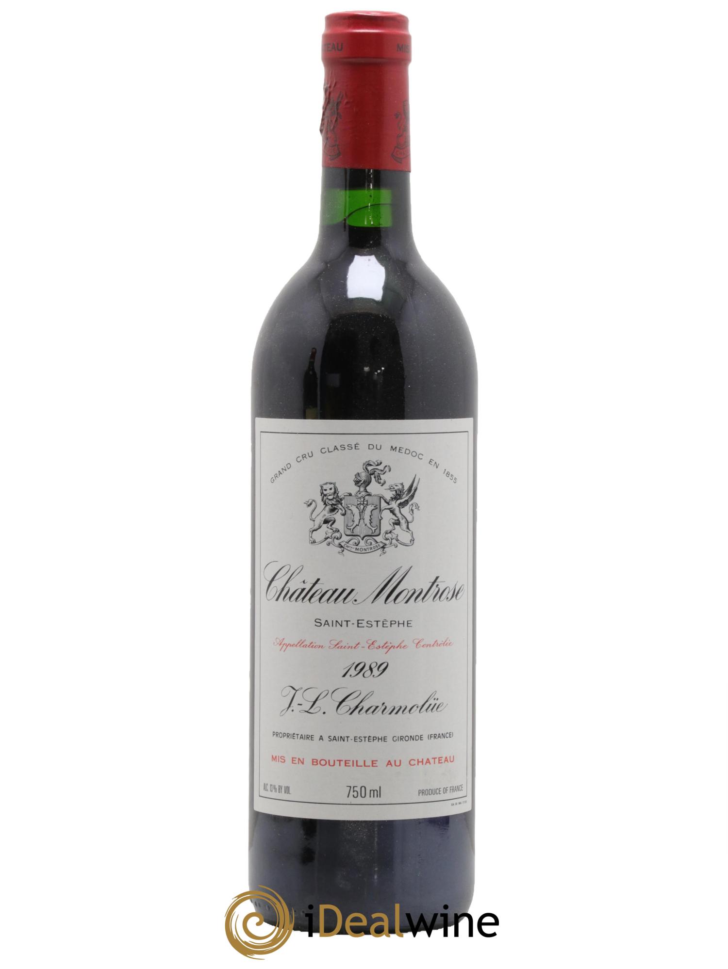 Château Montrose 2ème Grand Cru Classé 1989 - Lot de 1 bouteille - 0