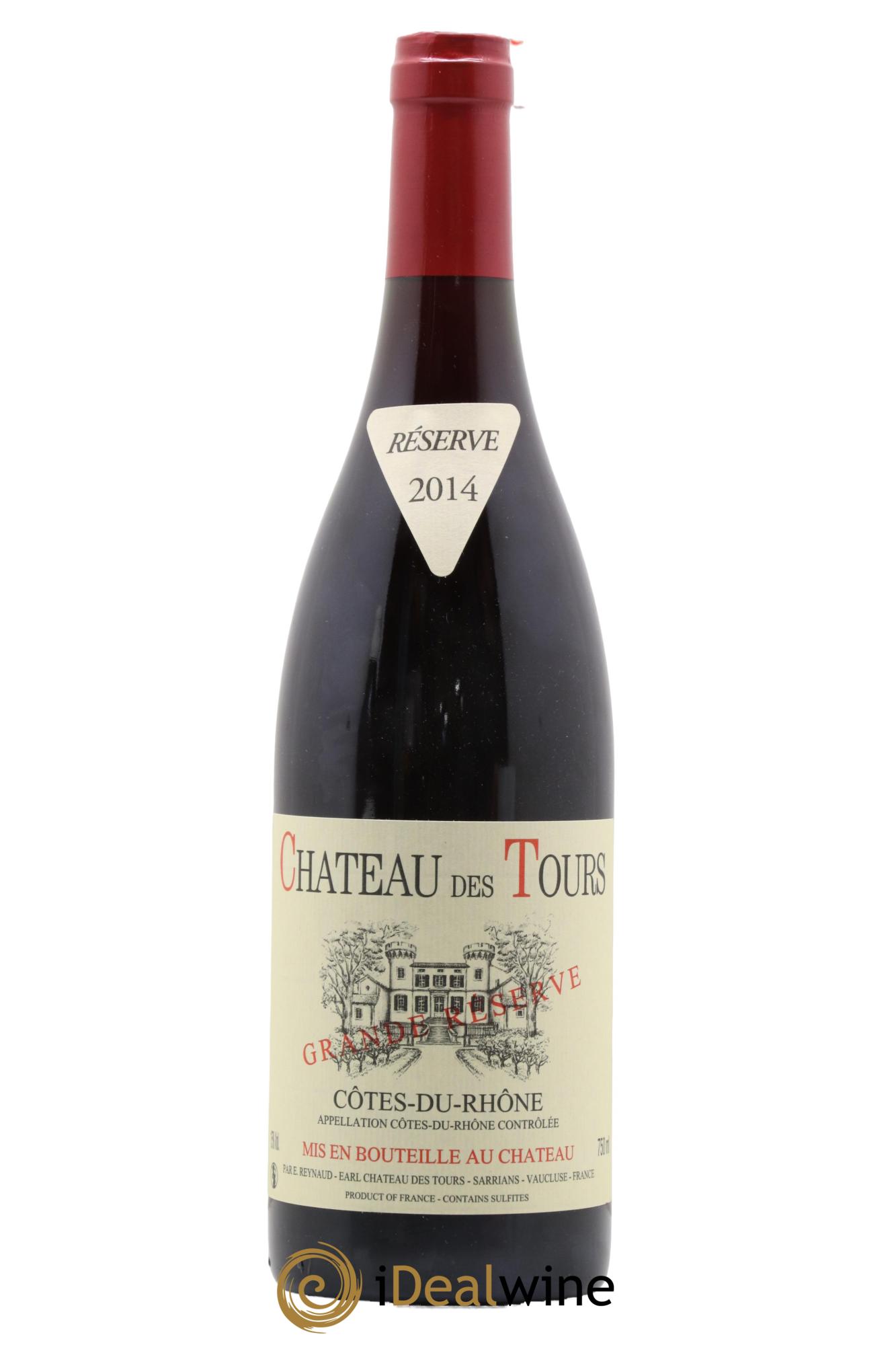 Côtes du Rhône Château des Tours Grande Réserve Emmanuel Reynaud 2014 - Lotto di 1 bottiglia - 0