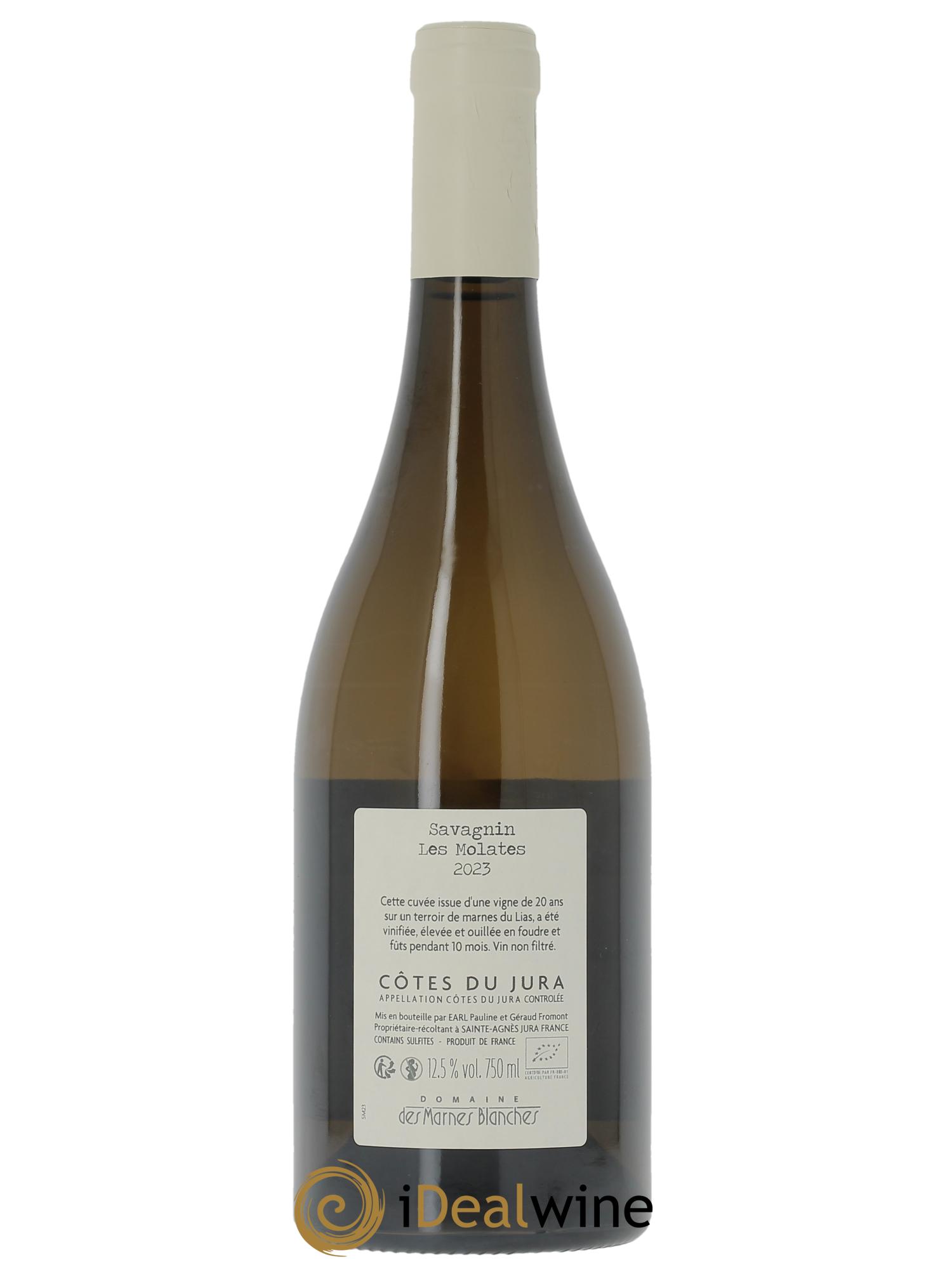 Côtes du Jura Les Molates Savagnin Marnes Blanches (Domaine des)  2023 - Lotto di 1 bottiglia - 1