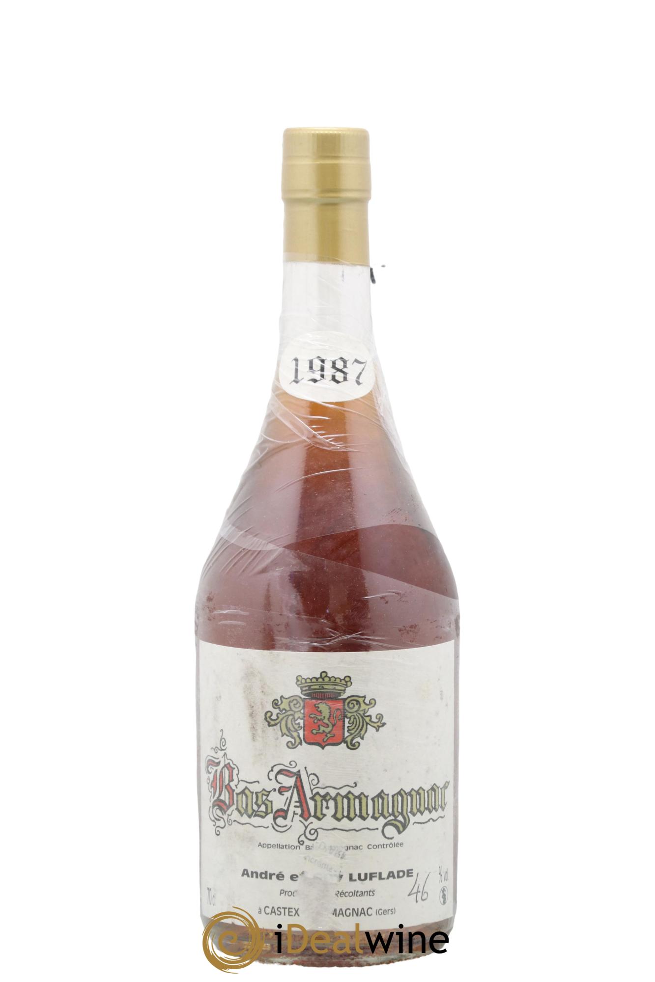 Armagnac Luflade Of. Bas 1987 - Lotto di 1 bottiglia - 0