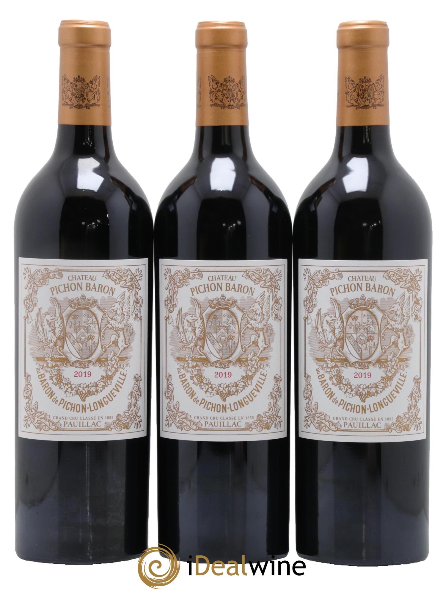 Pichon Longueville Baron 2ème Grand Cru Classé 2019 - Lotto di 6 bottiglie - 3