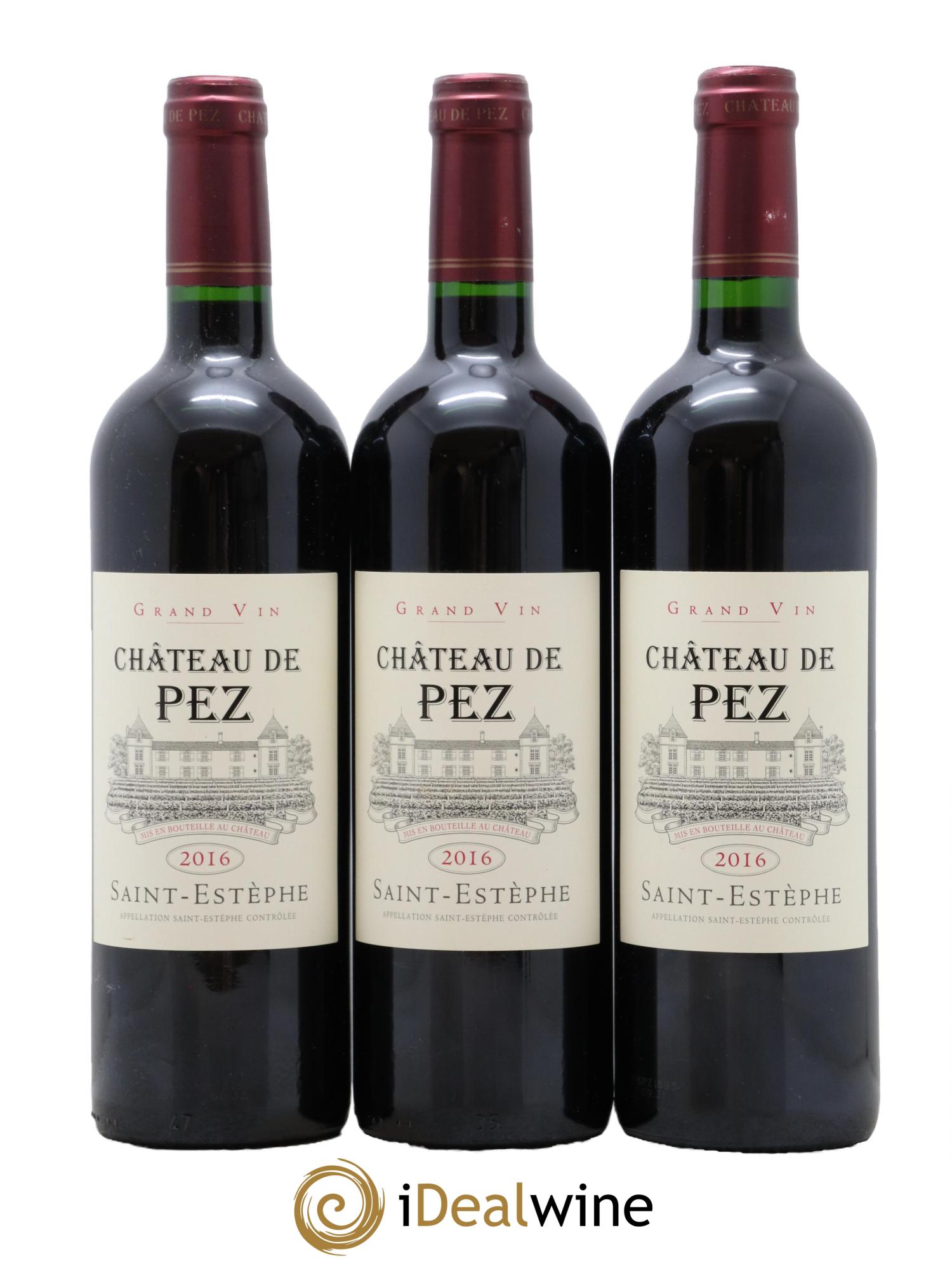 Château de Pez 2016 - Posten von 3 Flaschen - 0