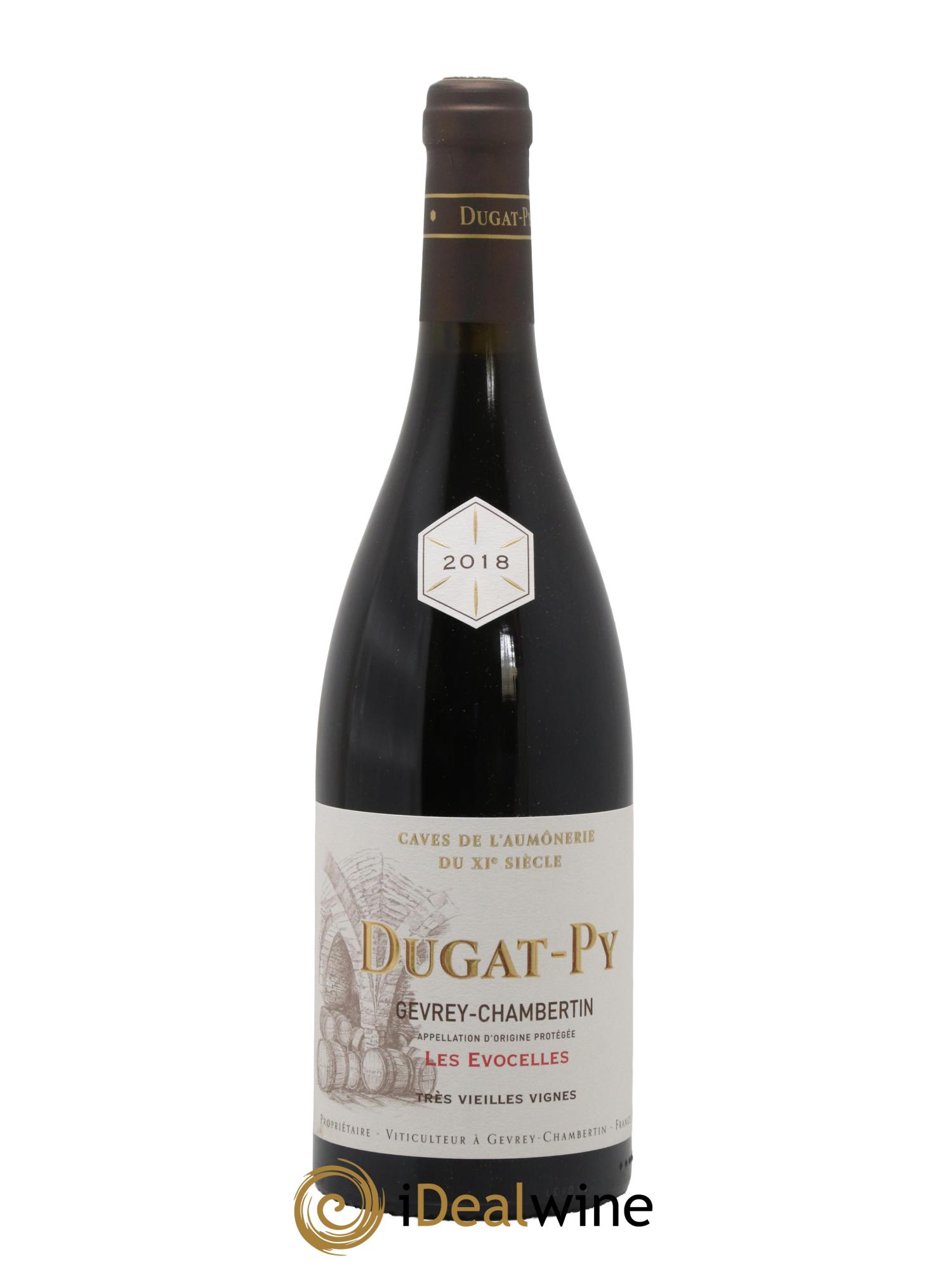 Gevrey-Chambertin Les Evocelles Vieilles Vignes Dugat-Py 2018 - Posten von 1 Flasche - 0