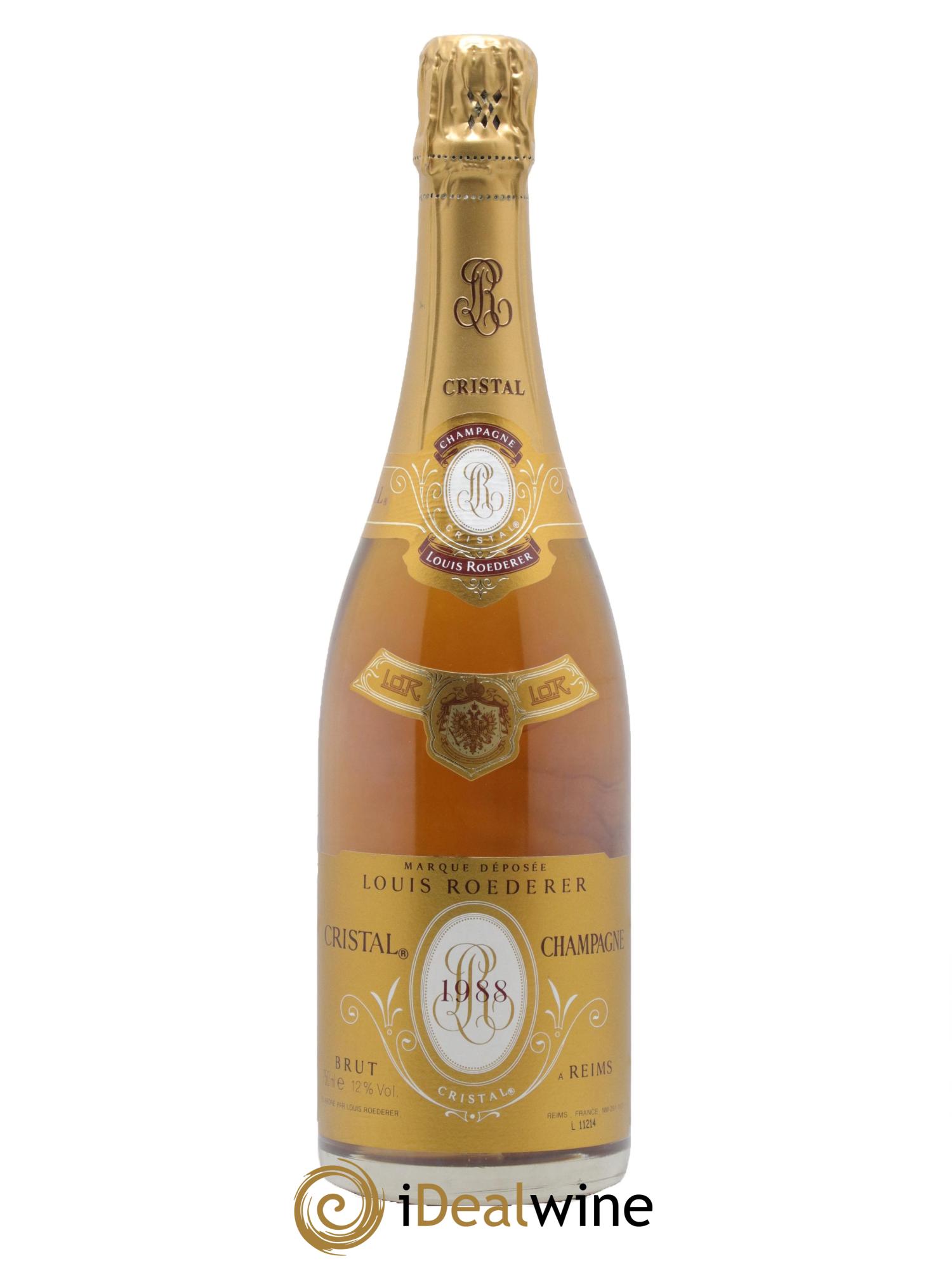 Cristal Louis Roederer 1988 - Lot de 1 bouteille - 0