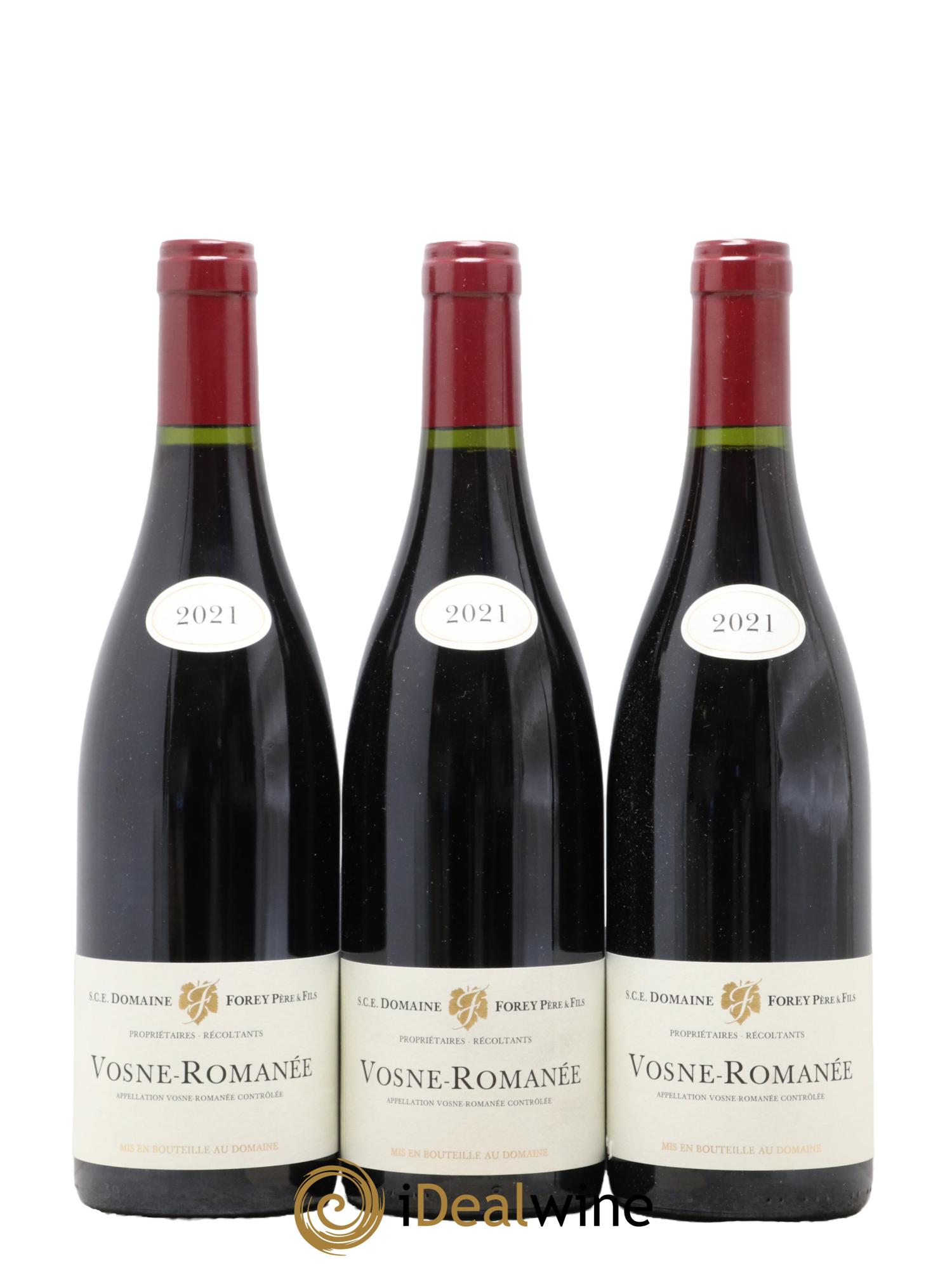 Vosne-Romanée Forey Père et Fils (Domaine) 2021 - Lotto di 3 bottiglie - 0