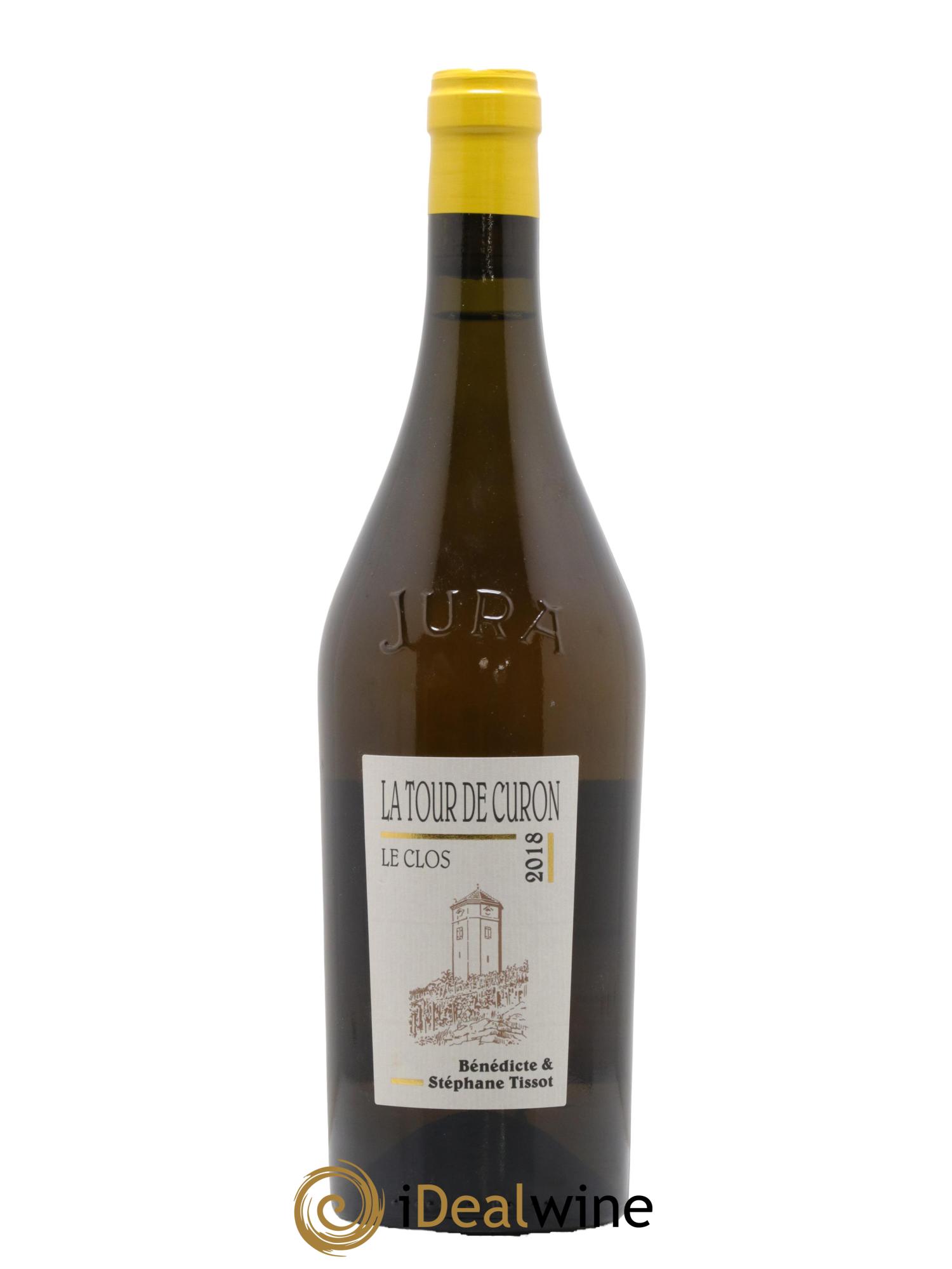 Arbois Chardonnay Le Clos de la Tour de Curon Bénédicte et Stéphane Tissot 2018 - Lot de 1 bouteille - 0