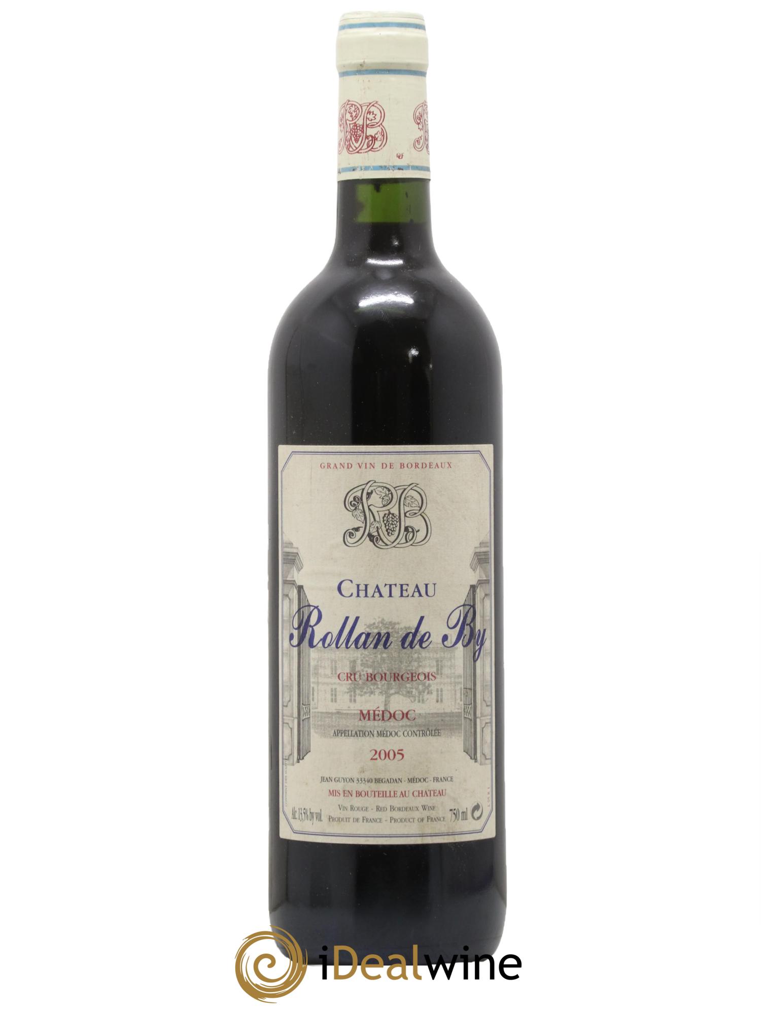 Château Rollan de By Cru Bourgeois 2005 - Lot de 1 bouteille - 0