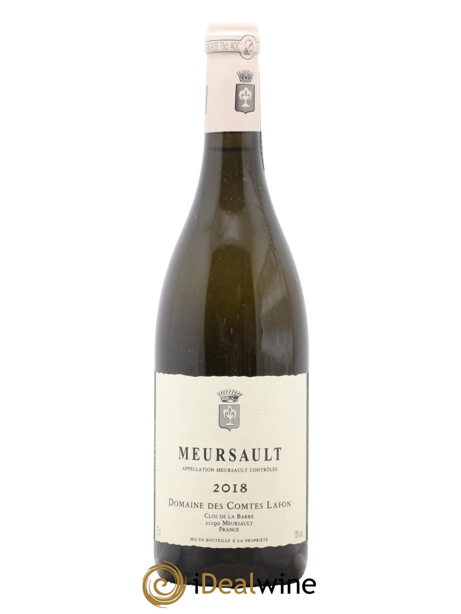 Meursault Comtes Lafon (Domaine des) 2018 - Lot de 1 bouteille - 0