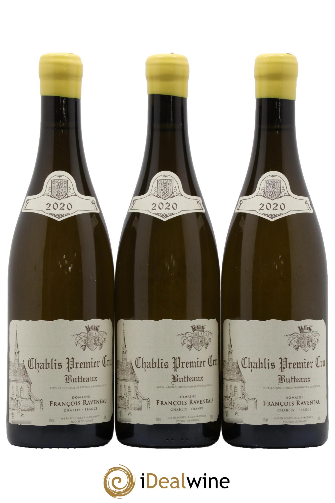 Chablis 1er Cru Butteaux Raveneau (Domaine) 2020 - Lot of 3 bottles - 0