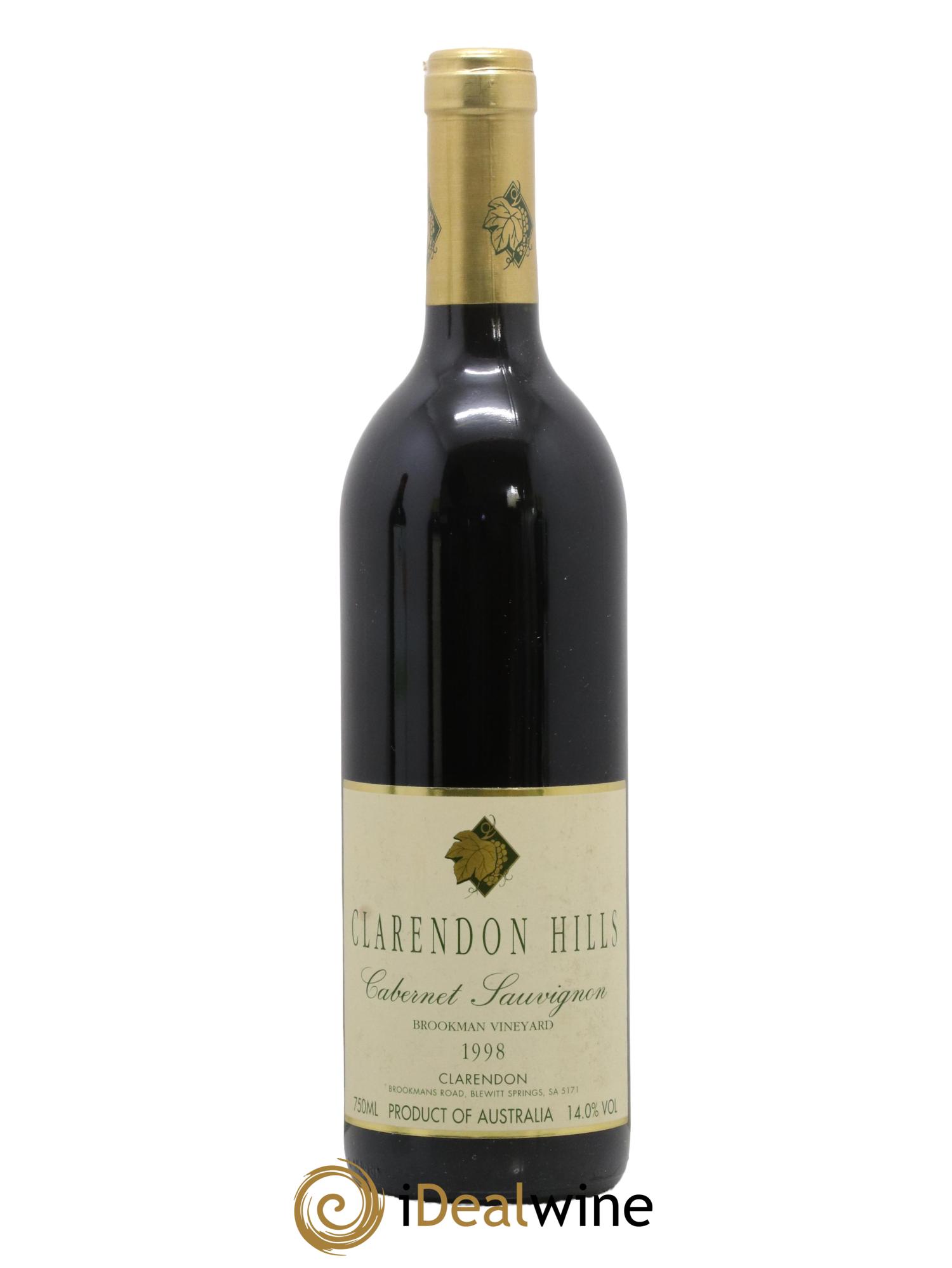 Australie Mclaren Vale Cabernet Sauvignon Clarendon Hills 1998 - Lot de 1 bouteille - 0