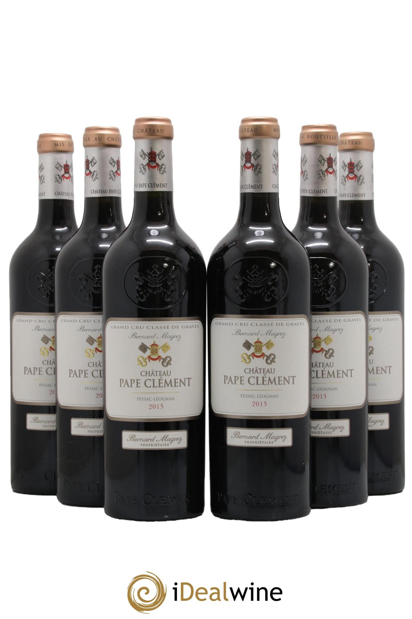 Château Pape Clément Cru Classé de Graves 2015 - Lot of 6 bottles - 0