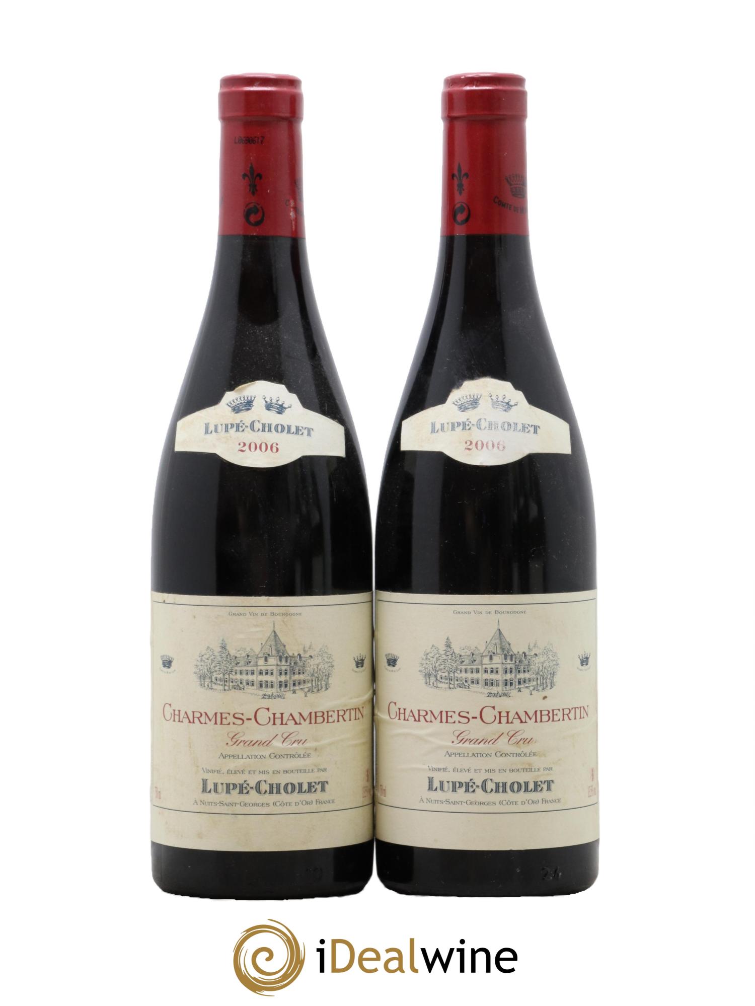 Charmes-Chambertin Grand Cru Lupe Cholet 2006 - Posten von 2 Flaschen - 0