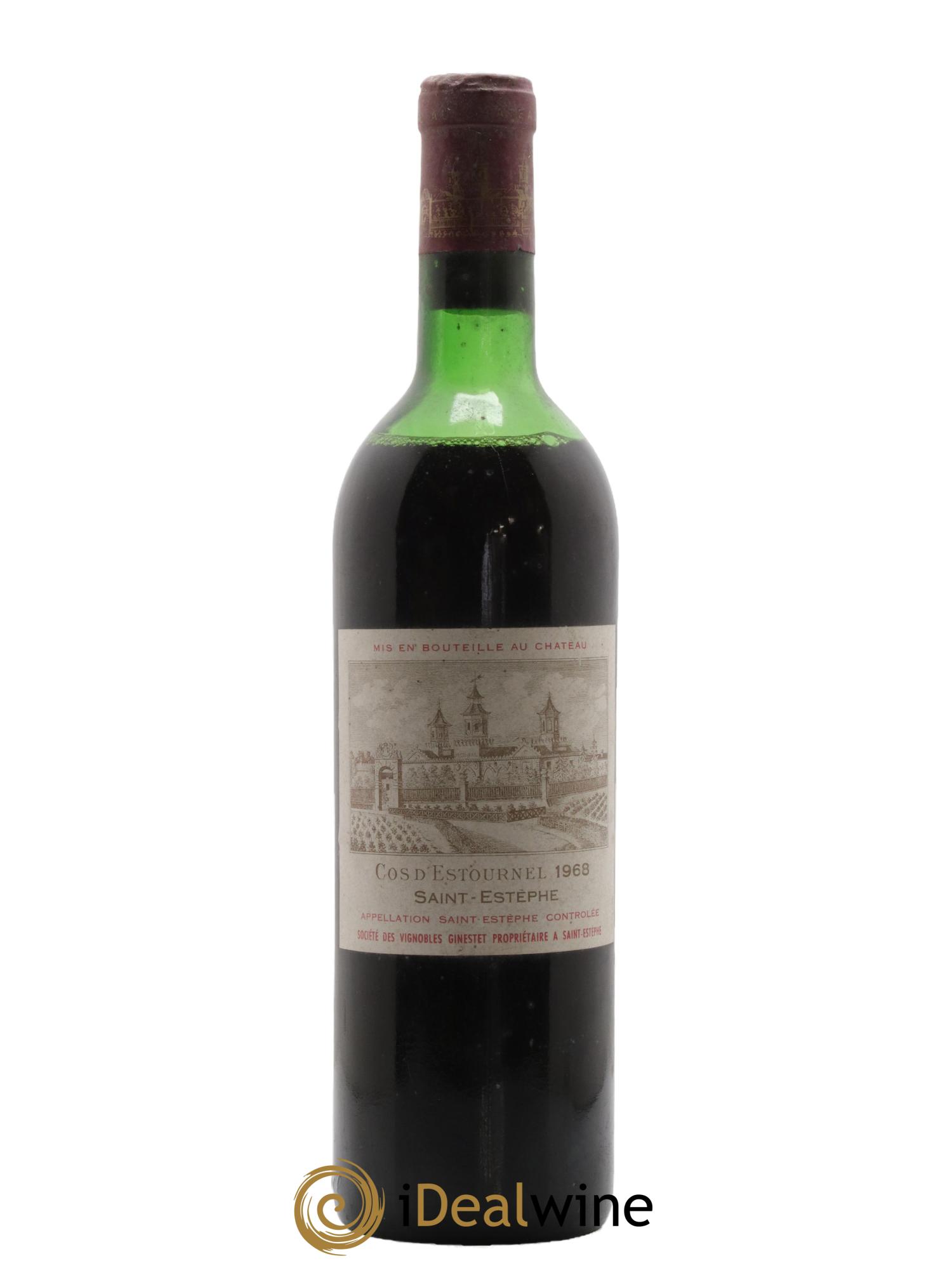 Cos d'Estournel 2ème Grand Cru Classé 1968 - Lotto di 1 bottiglia - 0