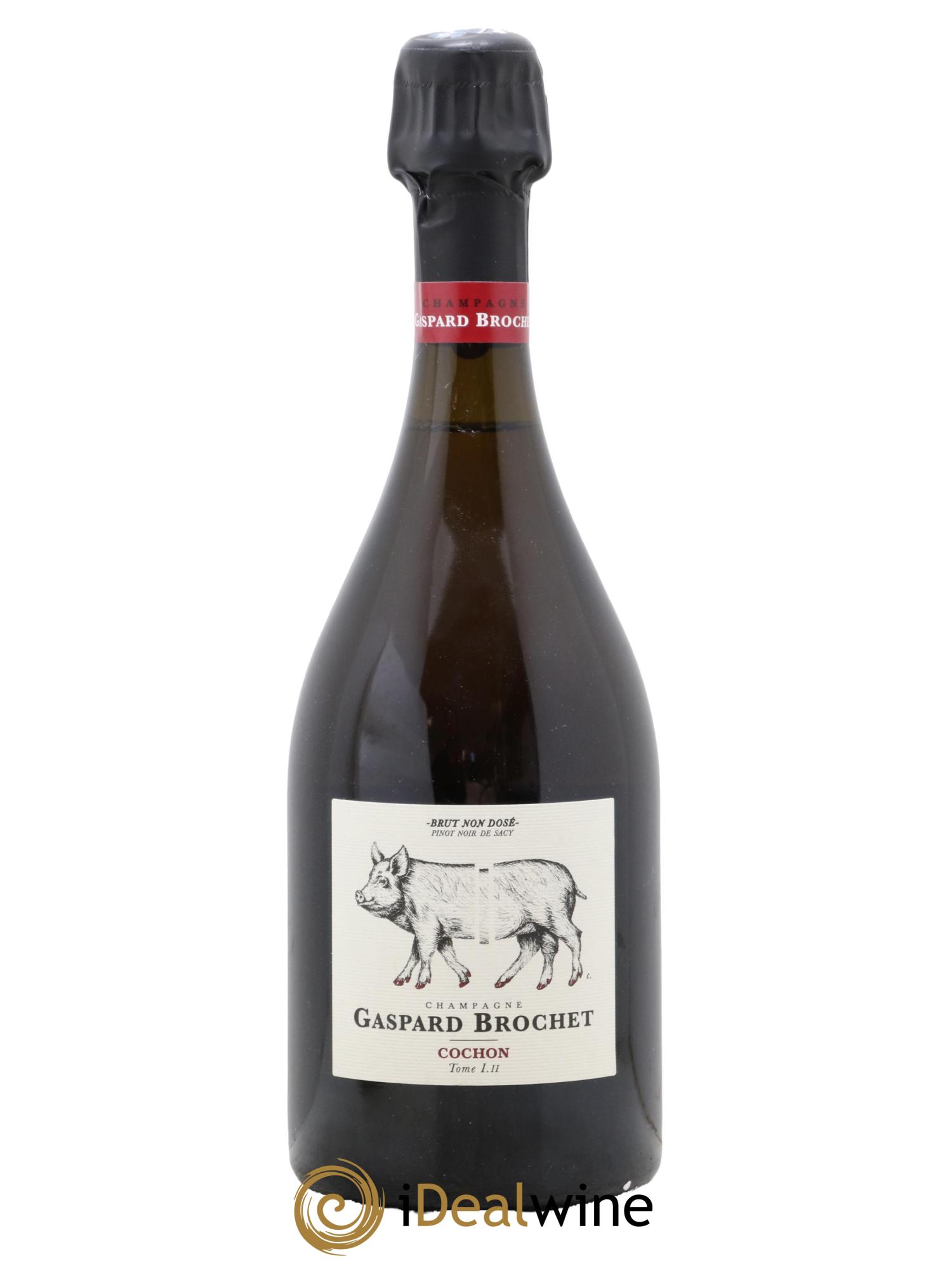 Champagne Brut Non dosé Cochon I.II gaspard Brochet 2020 - Lotto di 1 bottiglia - 0