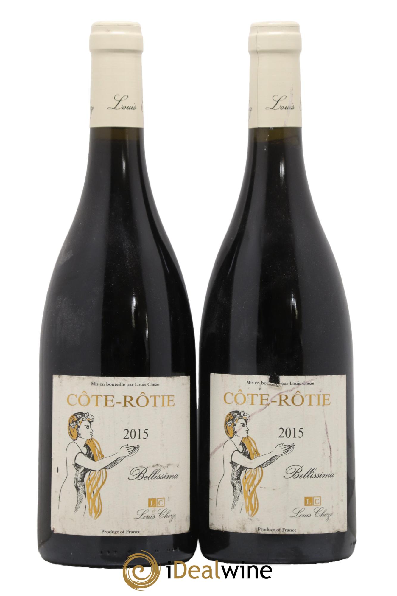 Côte-Rôtie Bellissima Louis Cheze (Domaine) 2015 - Posten von 2 Flaschen - 0