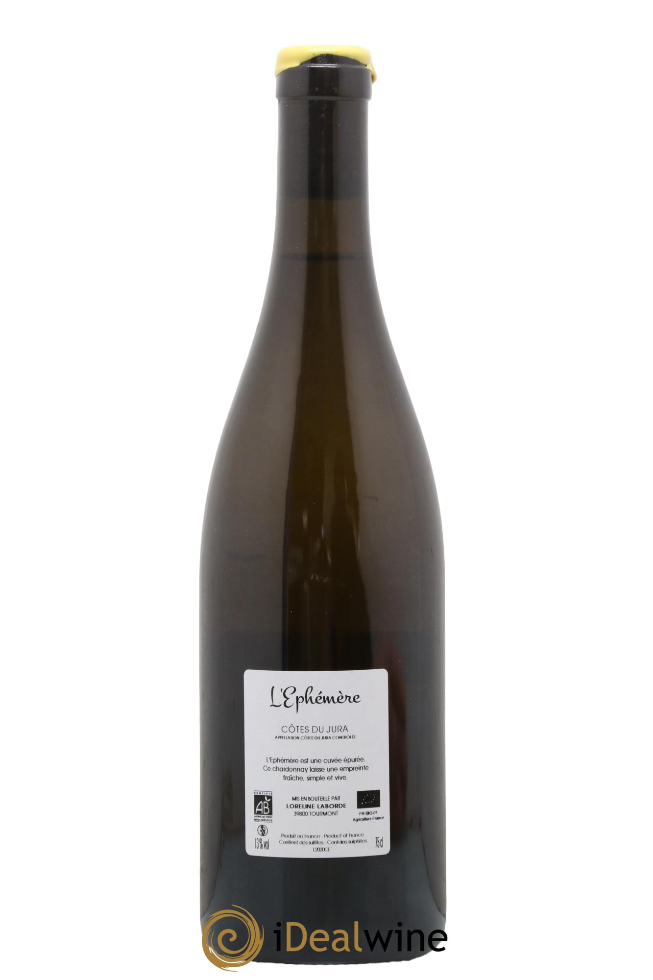 Côtes du Jura Chardonnay L'Ephémère Les Granges Paquenesses 2020 - Lot of 1 bottle - 1