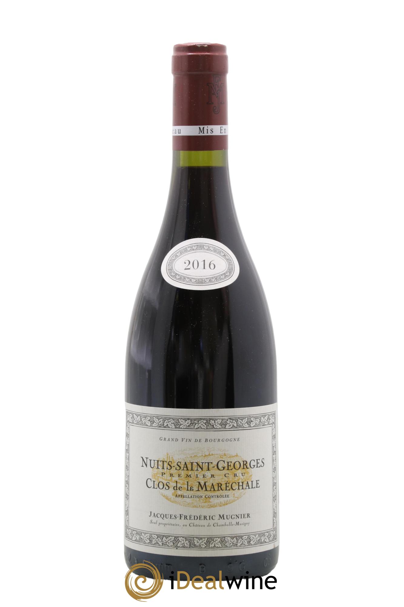 Nuits Saint-Georges 1er Cru Clos de La Maréchale Jacques-Frédéric Mugnier 2016 - Lot de 1 bouteille - 0