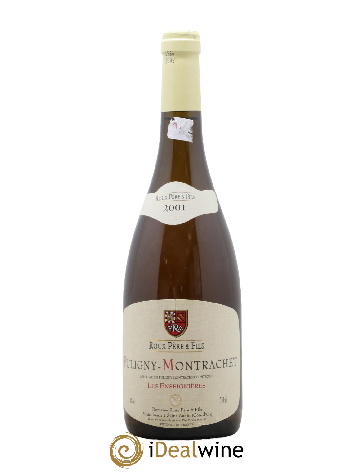 Puligny-Montrachet Les Enseignieres Domaine Roux Pere et Fils 2001 - Lotto di 1 bottiglia - 0