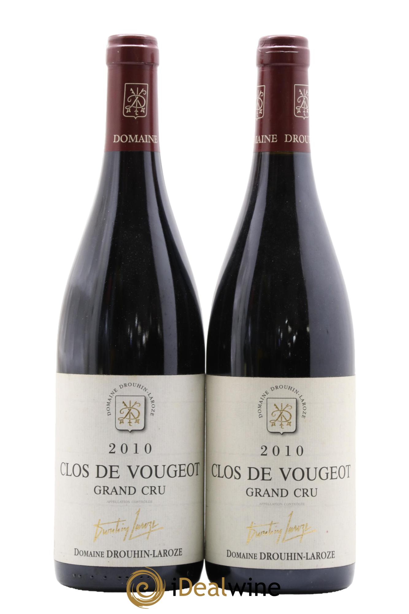 Clos de Vougeot Grand Cru Domaine Drouhin-Laroze 2010 - Lotto di 2 bottiglie - 0