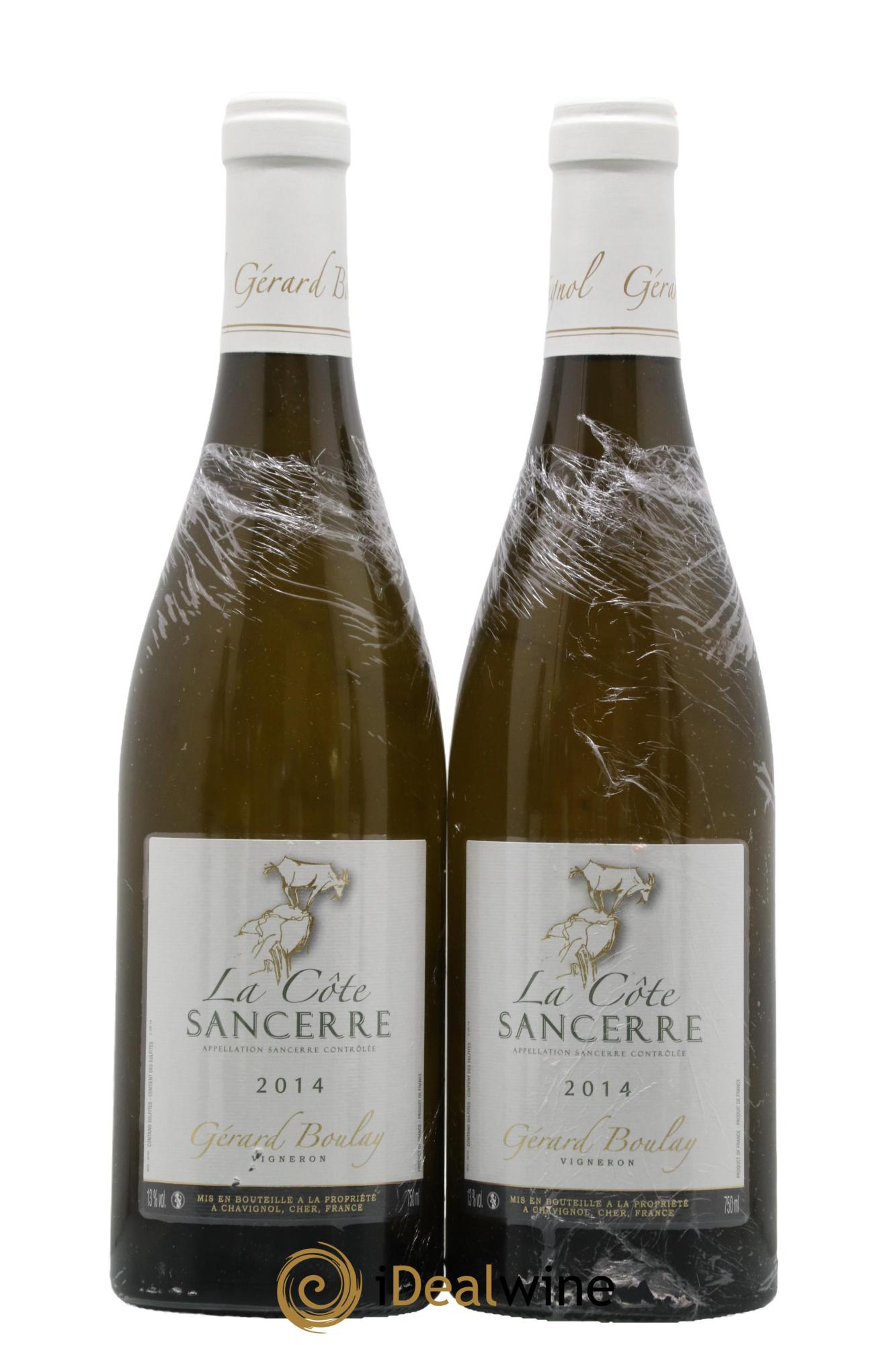 Sancerre La Côte Gérard Boulay 2014 - Lot of 2 bottles - 0