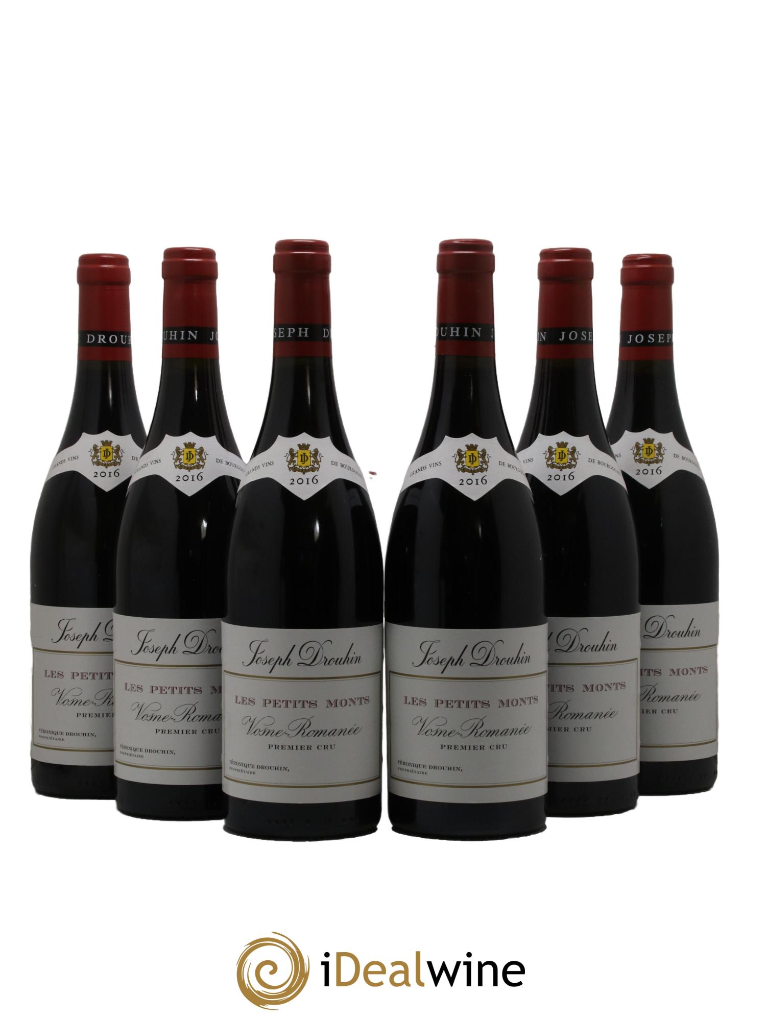 Vosne-Romanée 1er Cru Les Petits Monts Joseph Drouhin 2016 - Lot de 6 bouteilles - 0