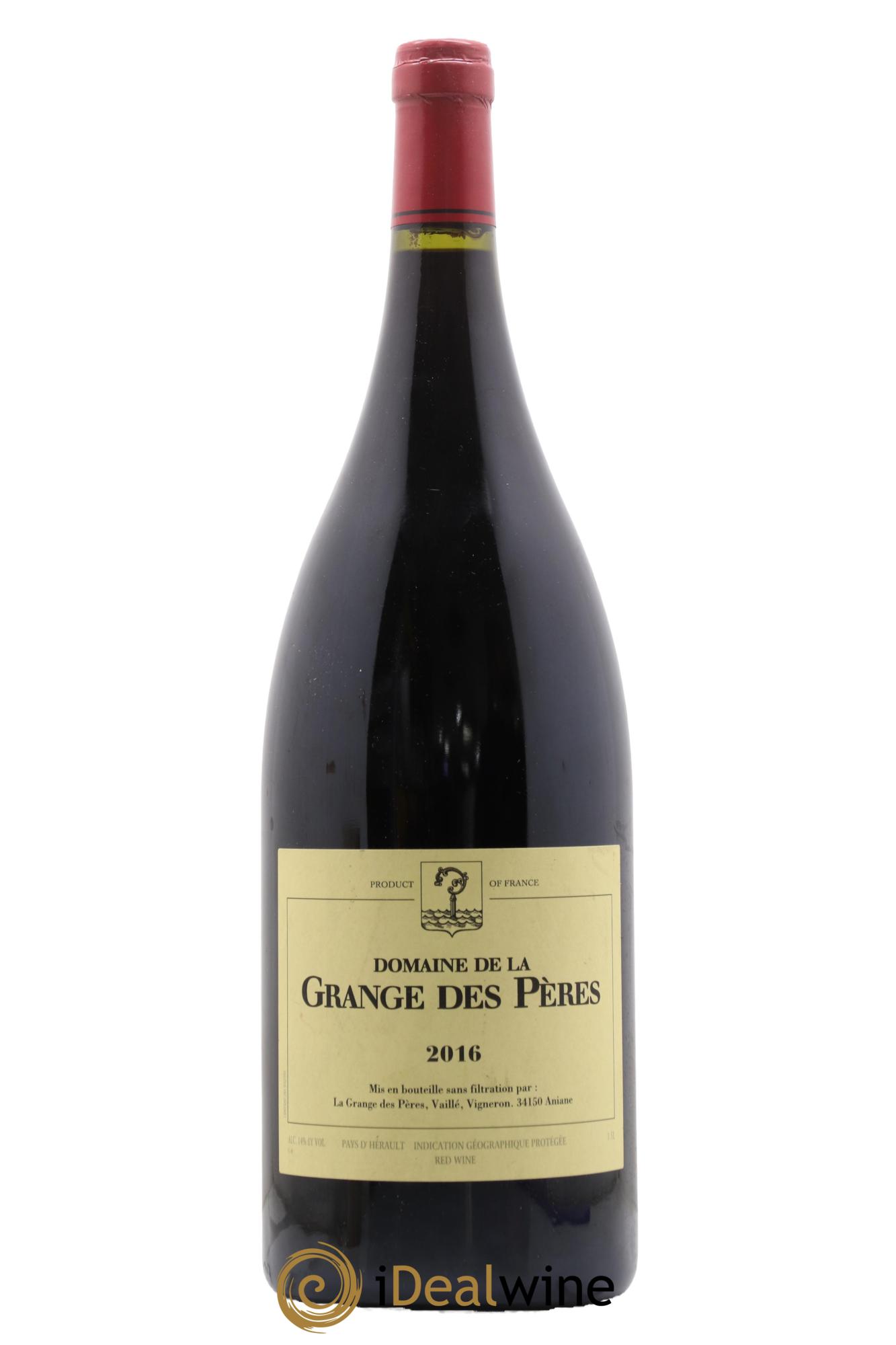 IGP Pays d'Hérault Grange des Pères Laurent Vaillé  2016 - Posten von 1 Magnum - 0