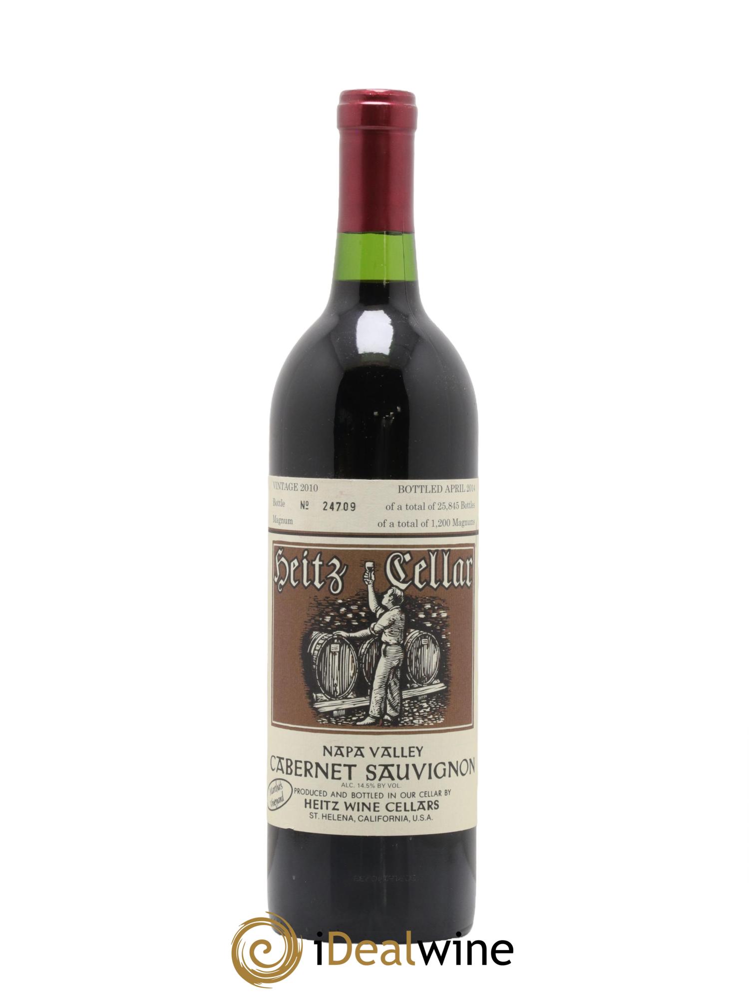 USA Napa Valley Martha's Vineyard Cabernet Sauvignon Heitz Cellar 2010 - Lot of 1 bottle - 0