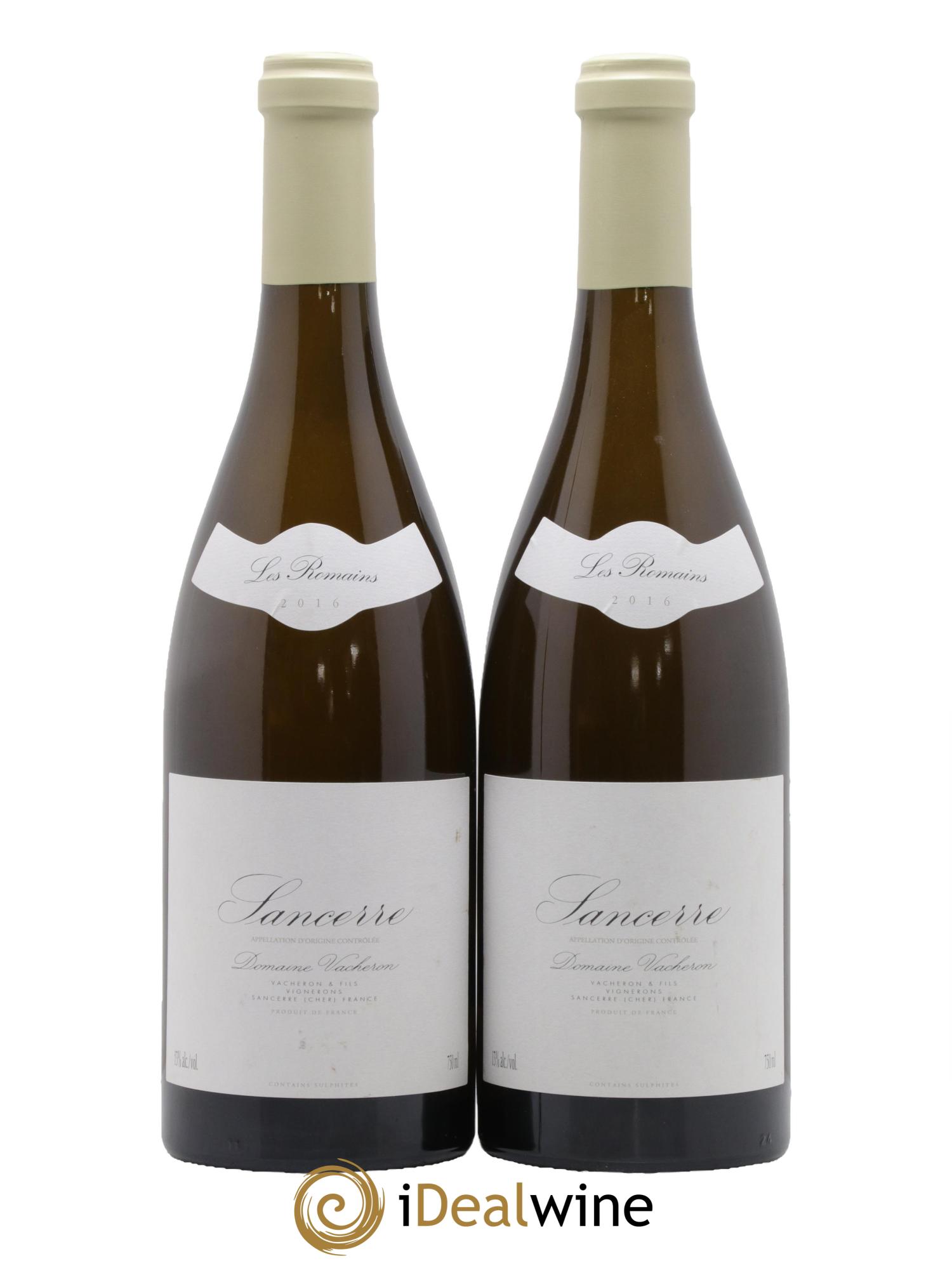 Sancerre Les Romains Domaine Vacheron et Fils 2016 - Lot de 2 bouteilles - 0