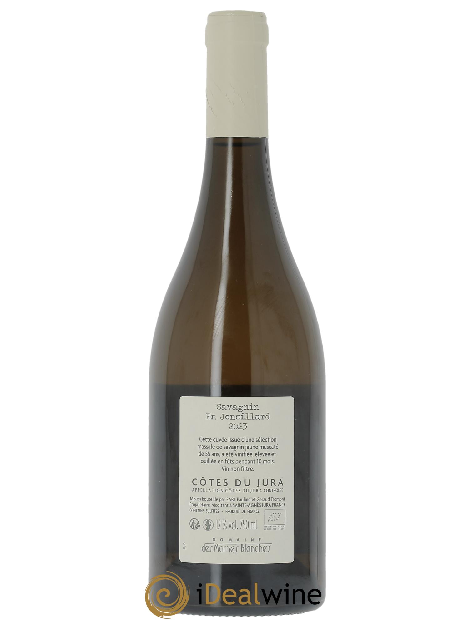 Côtes du Jura En Jensillard Marnes Blanches (Domaine des)  2023 - Lot of 1 bottle - 1