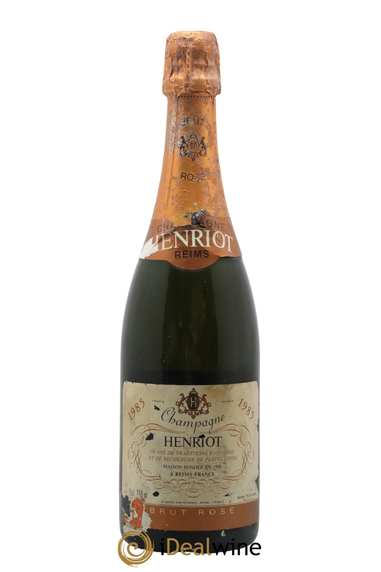 Rosé brut Henriot 1985 - Posten von 1 Flasche - 0