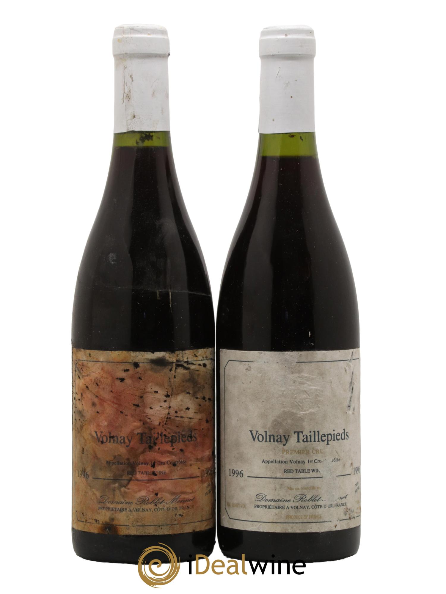 Volnay 1er Cru Taillepieds Roblet-Monnot (Domaine) 1996 - Lot de 2 bouteilles - 0