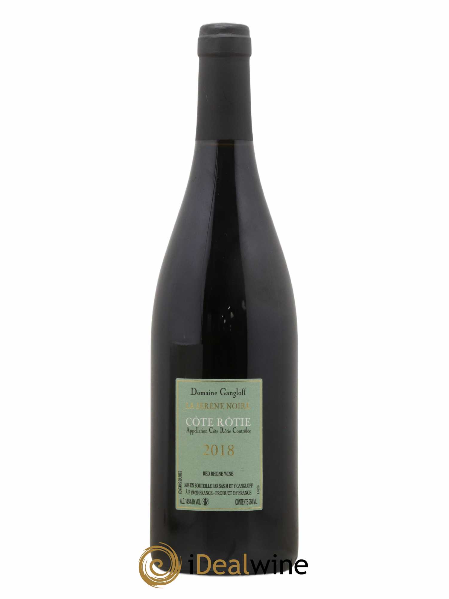 Côte-Rôtie La Sereine Noire Gangloff (Domaine)  2018 - Lot of 1 bottle - 1