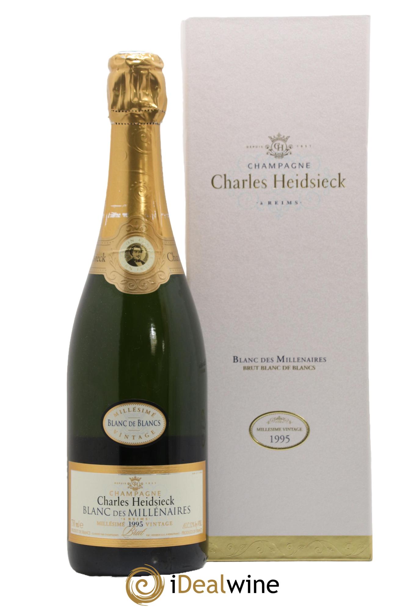 Blanc de Blancs Blanc des Millénaires Brut Charles Heidsieck 1995 - Lotto di 1 bottiglia - 2