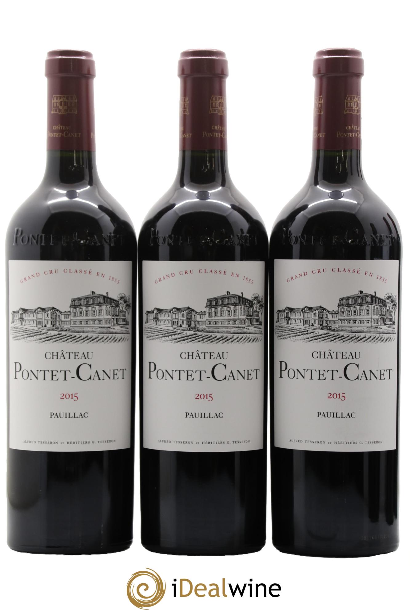 Château Pontet Canet 5ème Grand Cru Classé 2015 - Posten von 6 Flaschen - 2