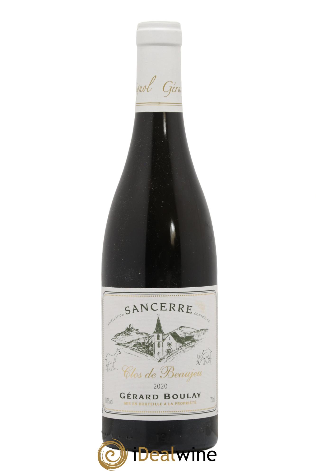 Sancerre Clos de Beaujeu Gérard Boulay 2020 - Lot of 1 bottle - 0