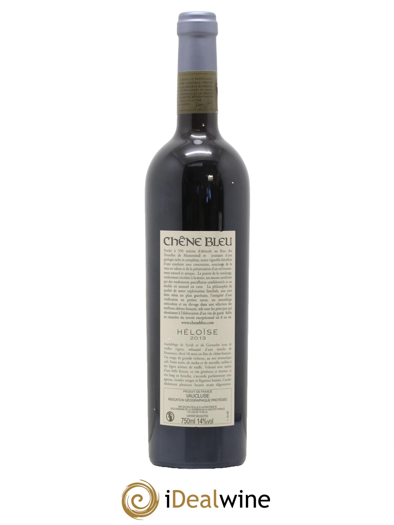 Ventoux (Côtes du Ventoux) Chêne Bleu Héloise 2013 - Lot de 1 bouteille - 1