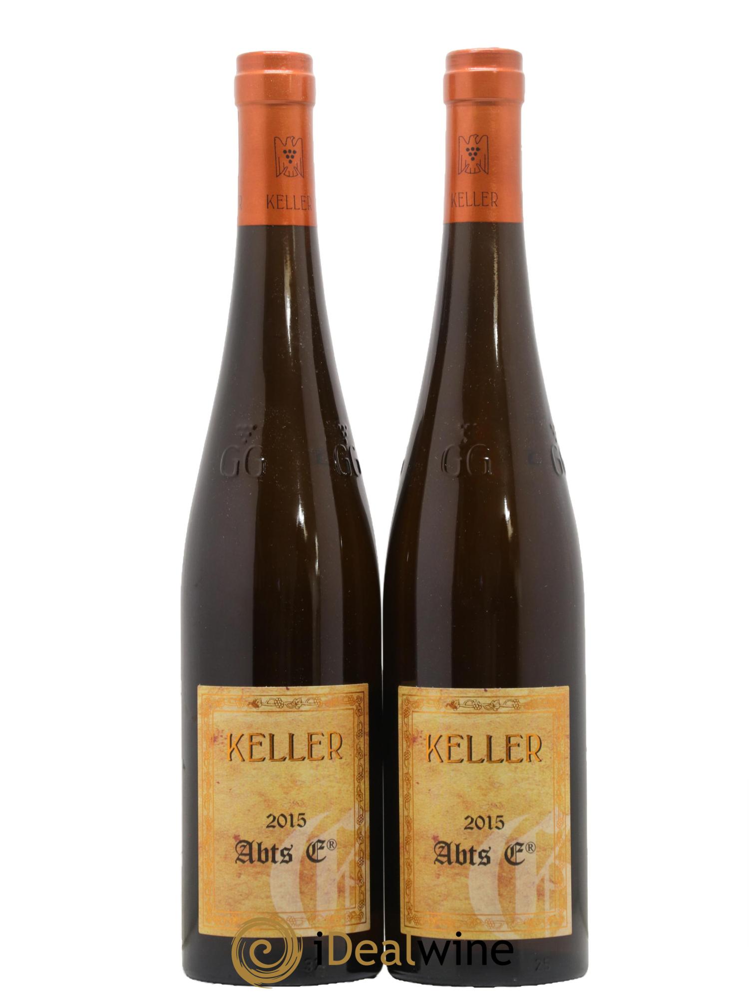 Riesling Trocken  GG Abts Erde Westhofen Brunnenhäuschen  Keller 2015 - Lot de 2 bouteilles - 0