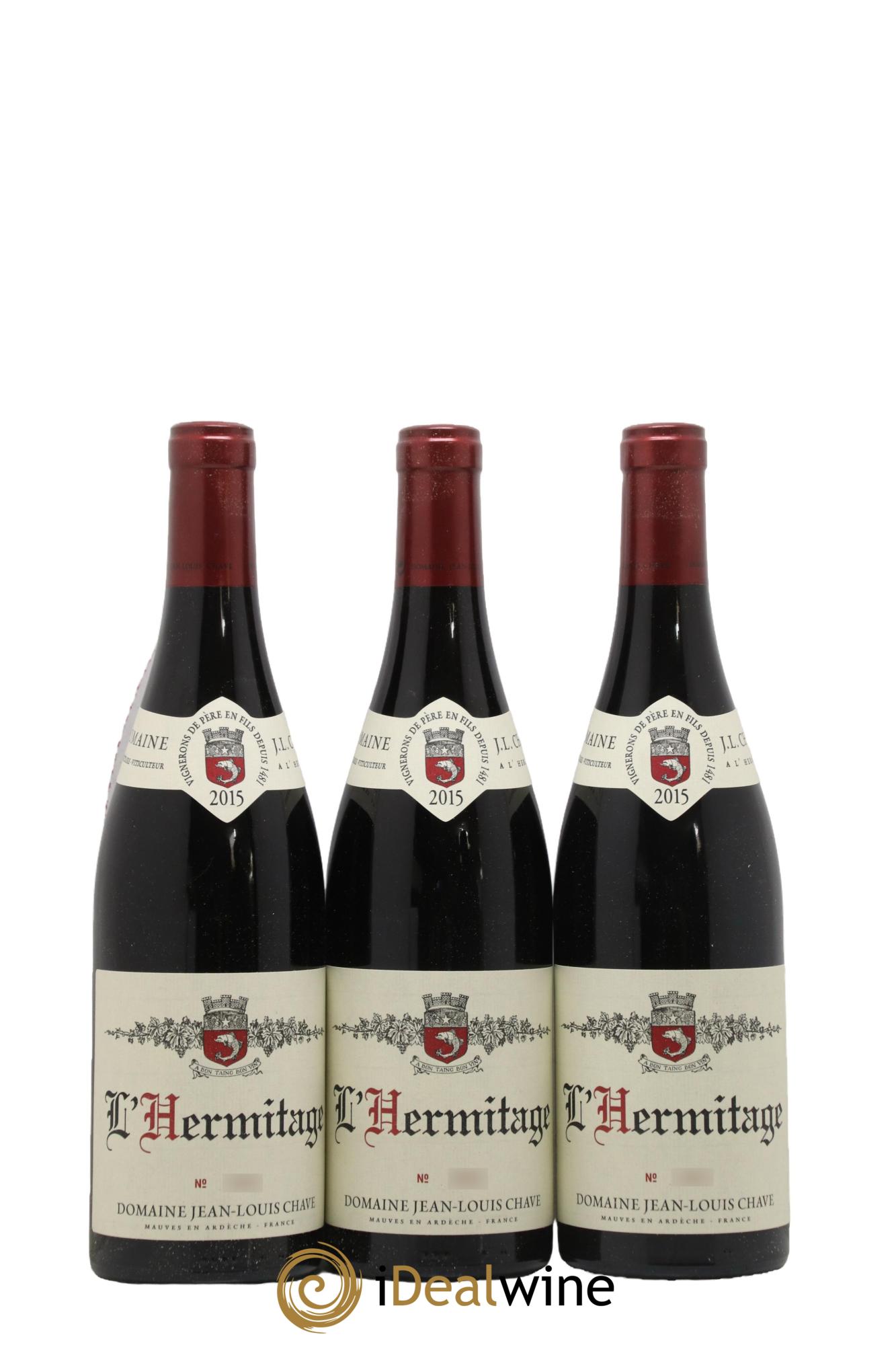 Hermitage Jean-Louis Chave 2015 - Lot de 6 bouteilles - 3