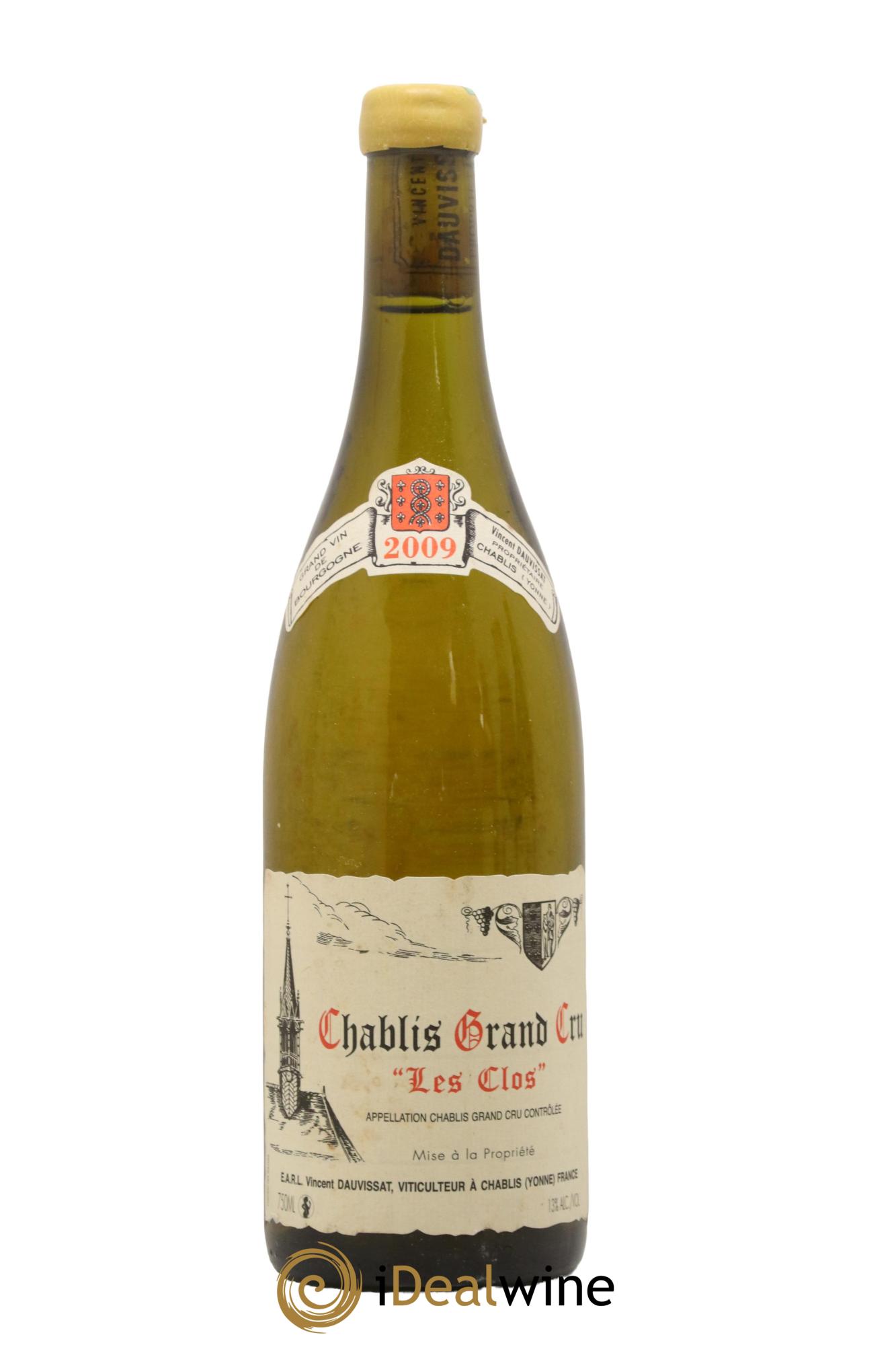 Chablis Grand Cru Les Clos Vincent Dauvissat (Domaine) 2009 - Posten von 1 Flasche - 0