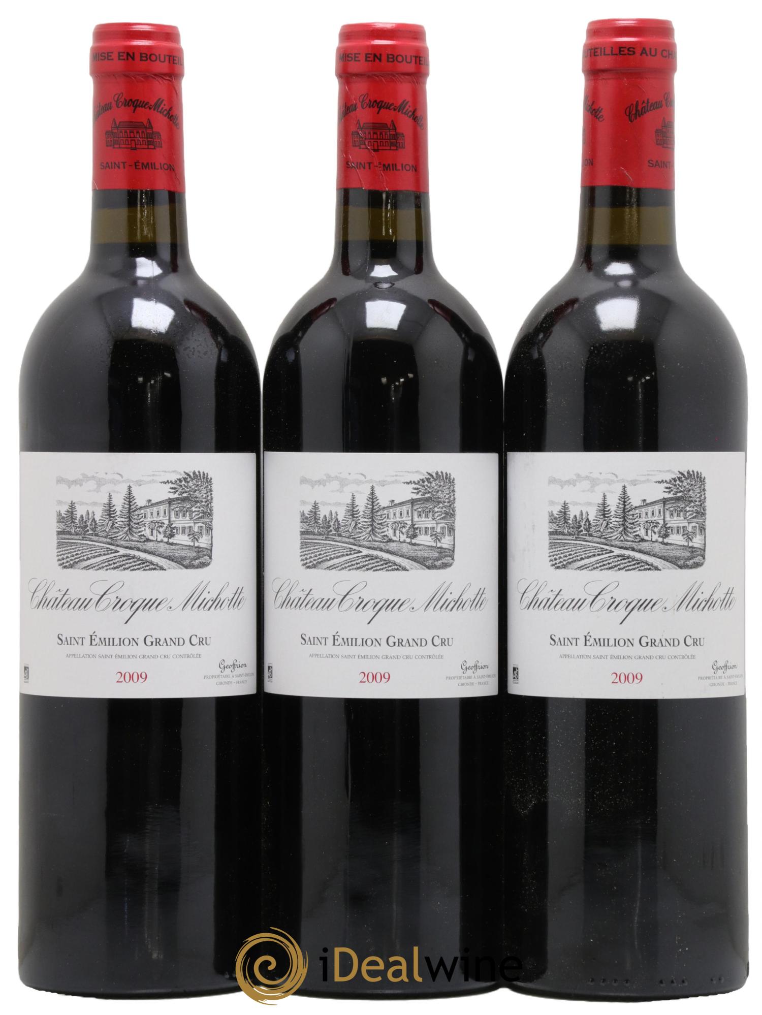 Château Croque Michotte 2009 - Lot of 12 bottles - 1