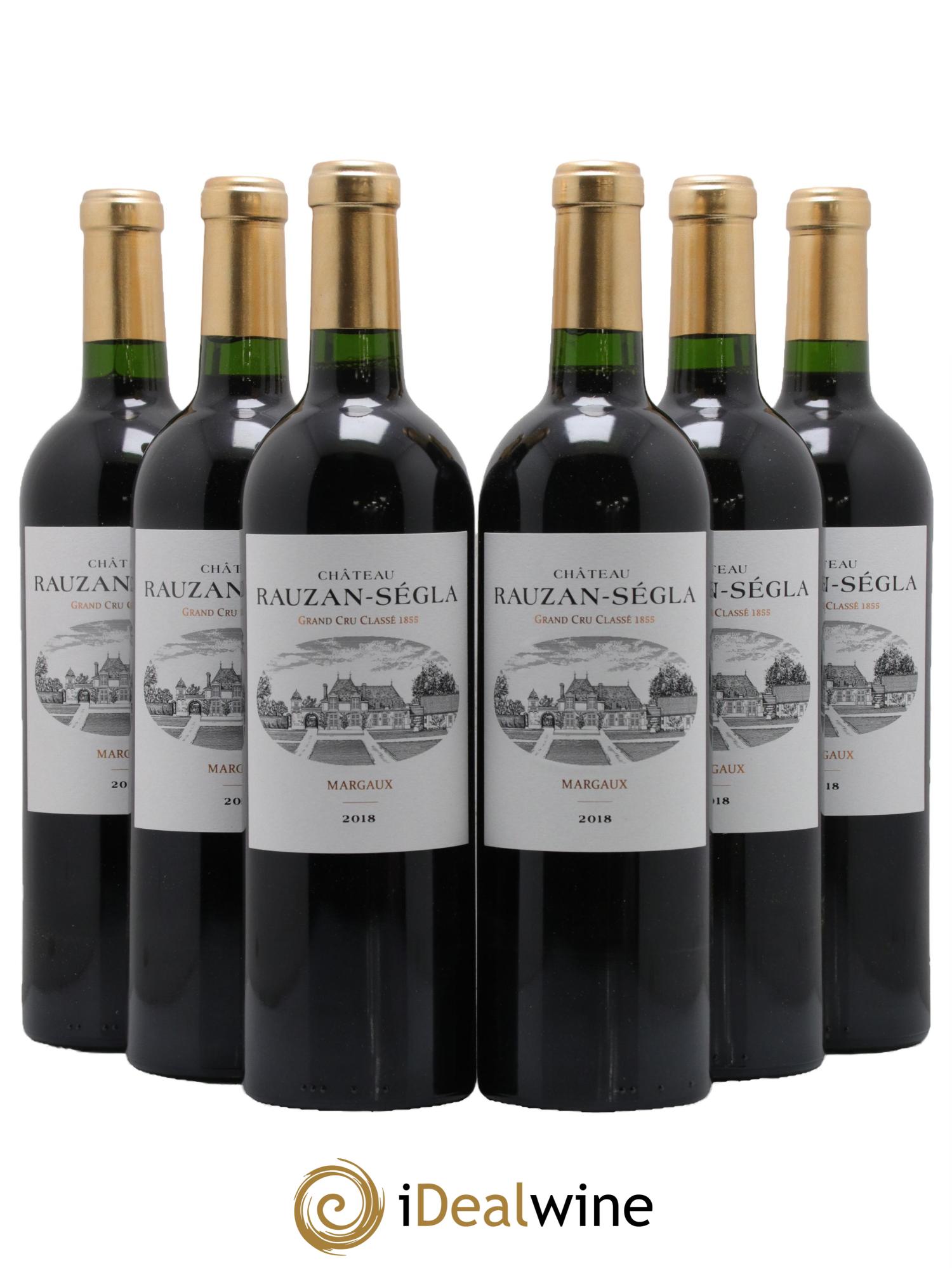 Château Rauzan Ségla Grand Cru Classé 2018 - Lot de 6 bouteilles - 0